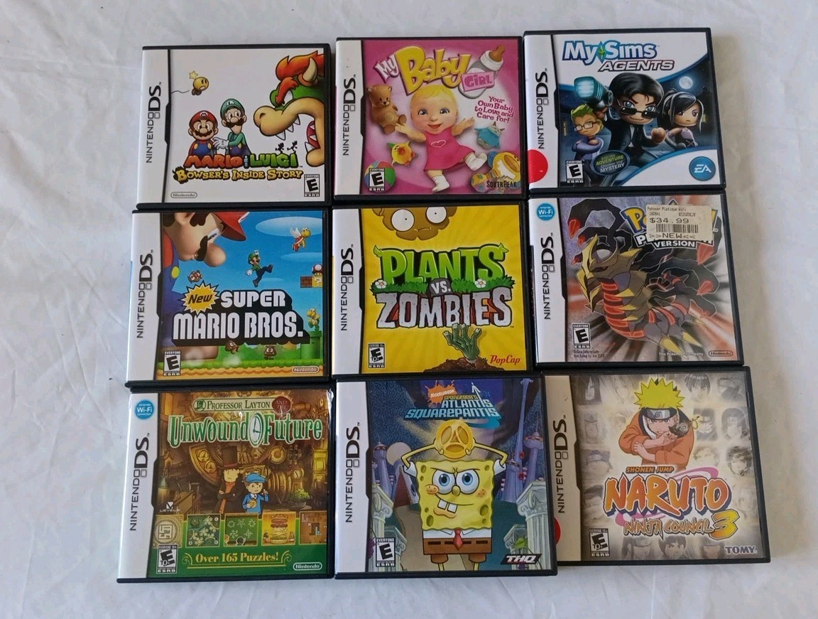 Nintendo DS Cover Art with Booklet and Case Replacement ONLY