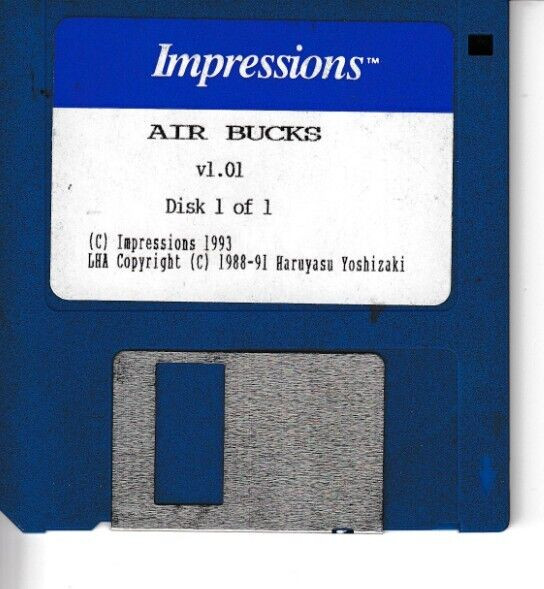 Air Bucks Build Your Own Airline Game Ver 1.01 (3.5in Floppy for MSDOS)