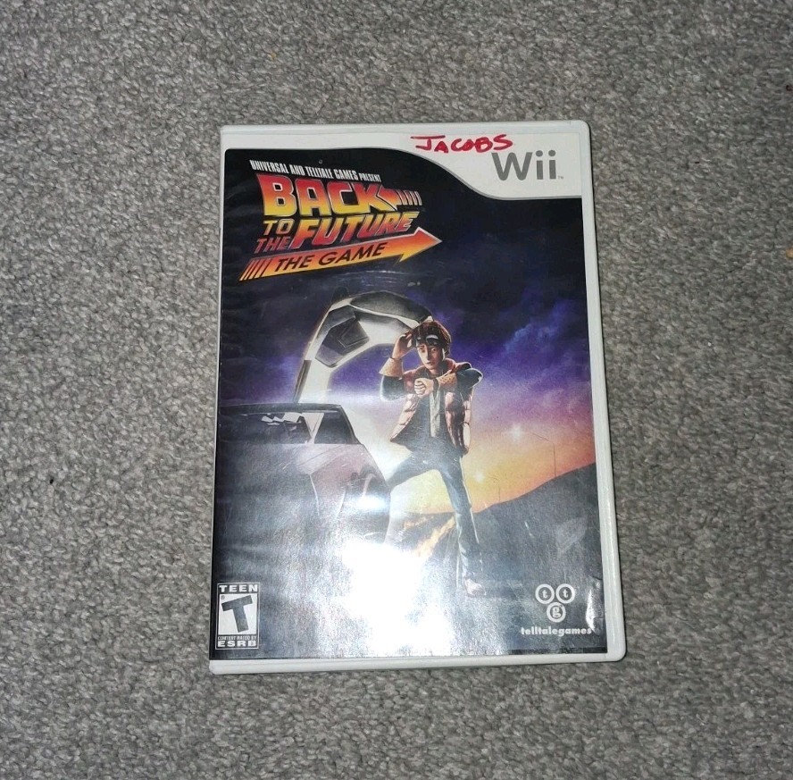 Back To The Future The Game Nintendo Wii Game 2011 COMPLETE AND TESTED Vintage