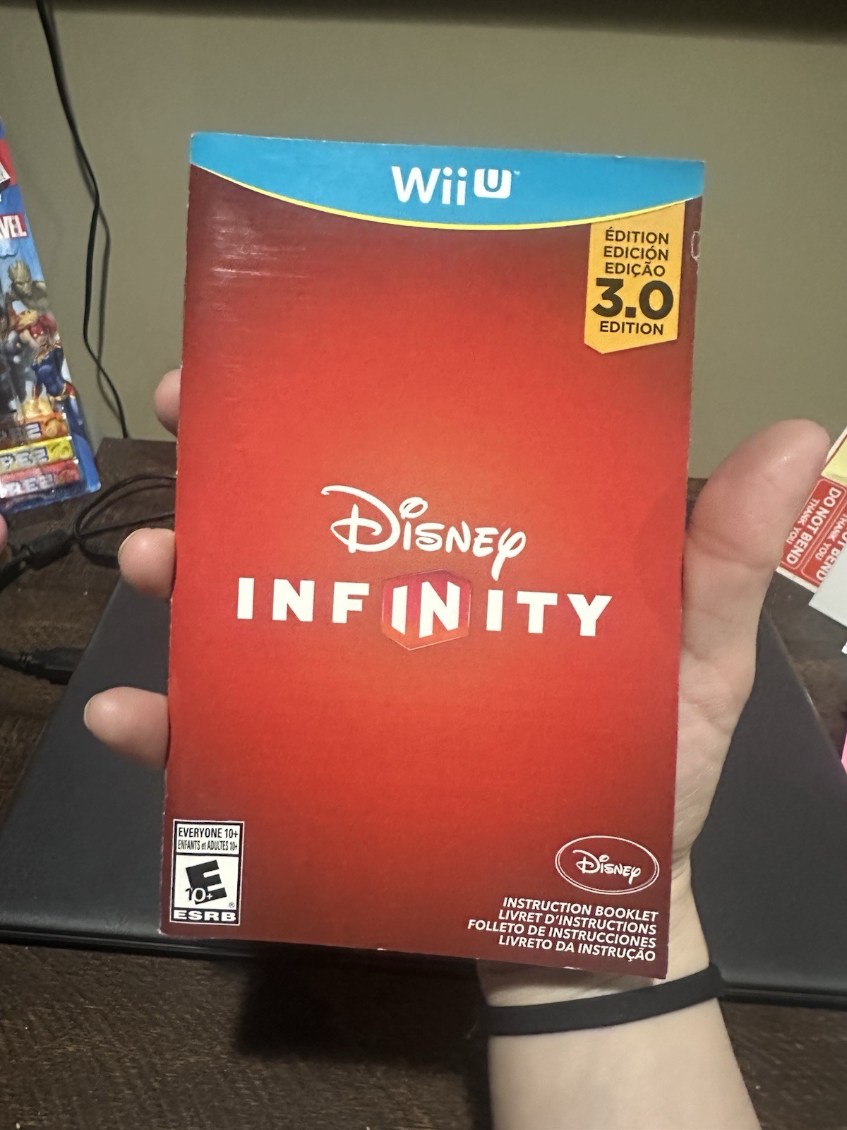 Nintendo WiiU Wii U Manual Only Disneys Infinity