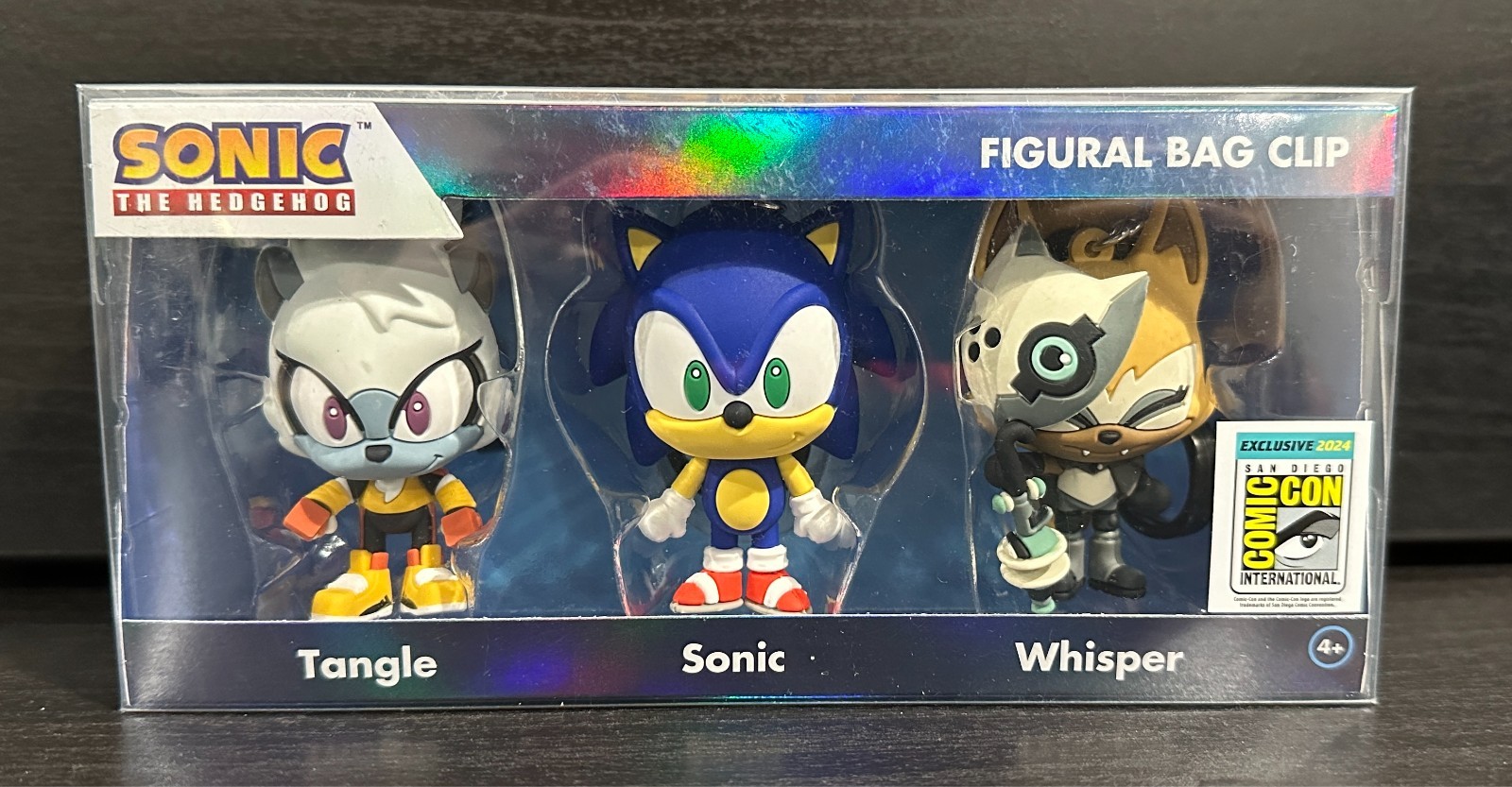 Monogram Sonic The Hedgehog Figural Bag Clip Set – Tangle & Whisper SDCC Comicon