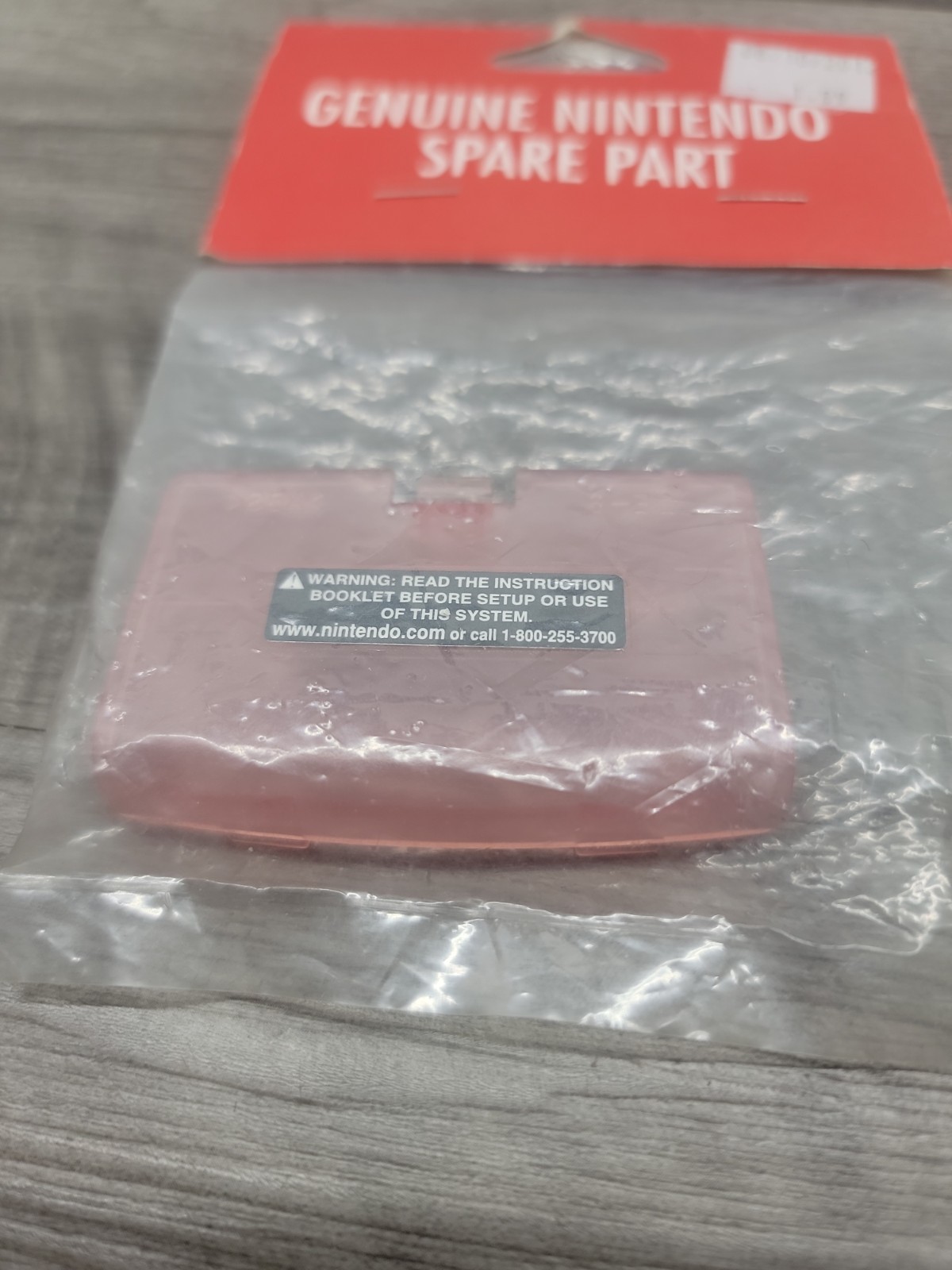 Genuine OEM Nintendo Game Boy Advance GBA Battery Door Cover Spare Part Pink
