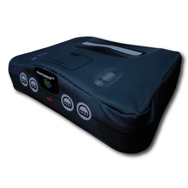 N64 Nintendo 64 System Console Dust Cover – Vinyl Black Washable Brand New!