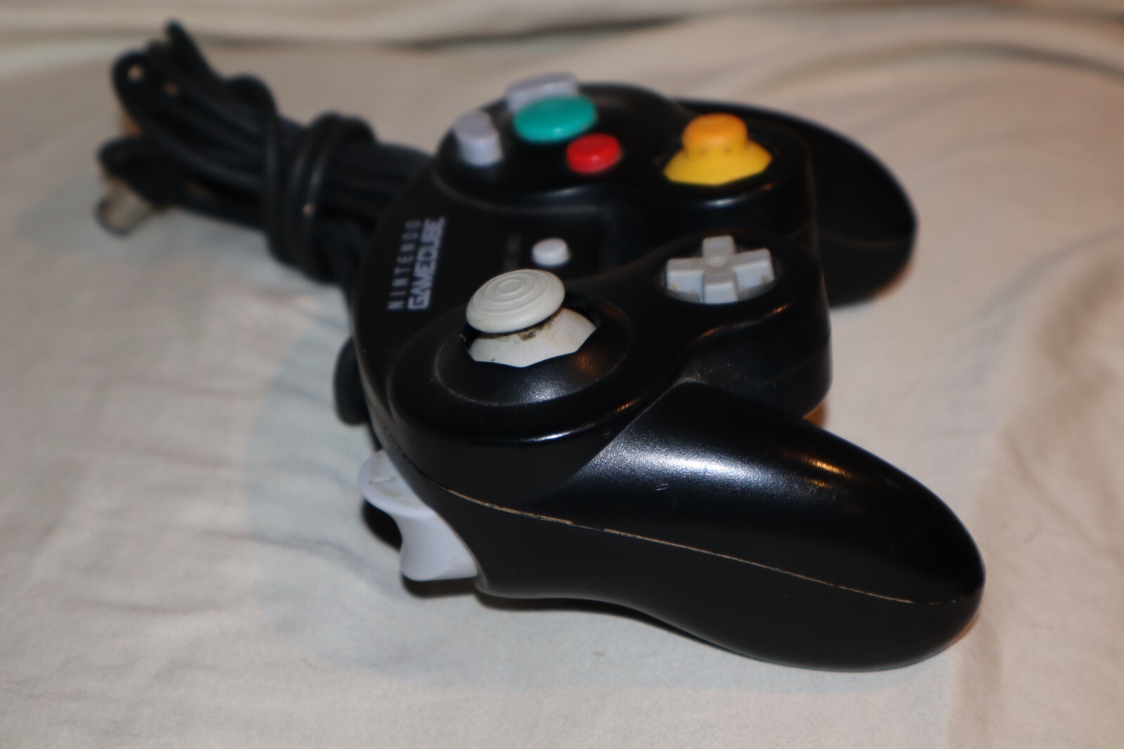OEM Nintendo GameCube Controller – Black DOL-003 WORKS *READ*