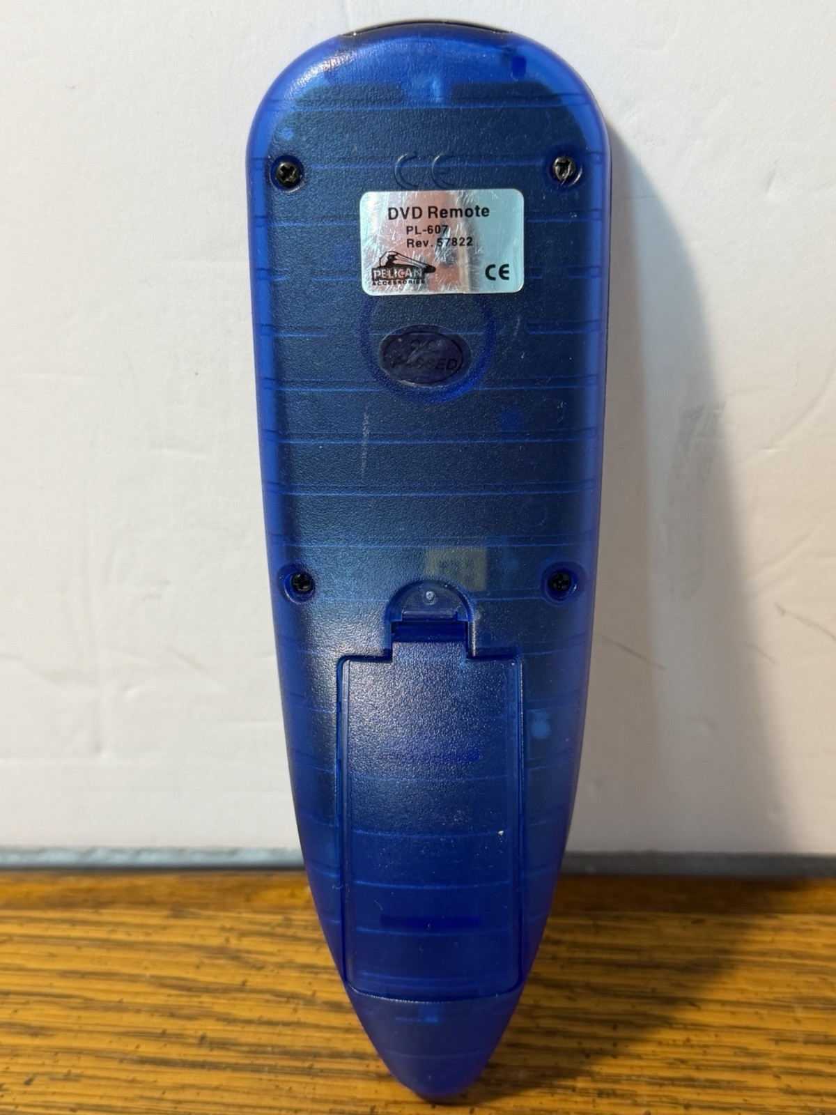 Pelican PS2 DVD Remote Control Blue Translucent PL-609 PL-607 TESTED WORKS