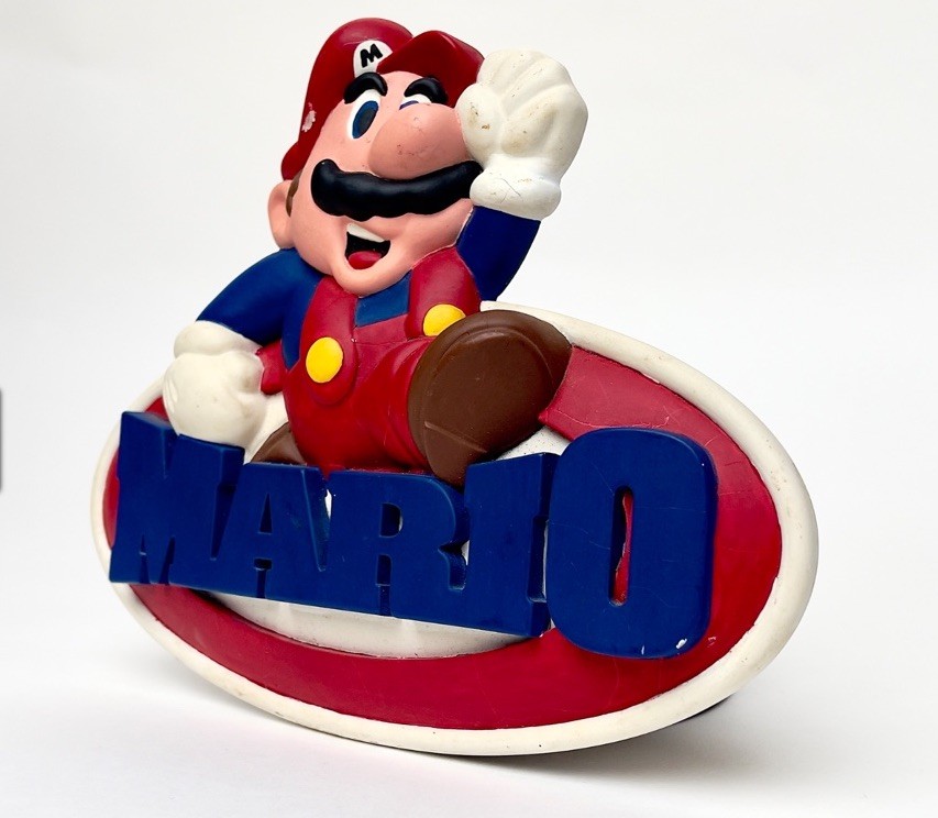 Nintendo Super Mario Display Plaque Corporate Promo Standee Store One Of A Kind