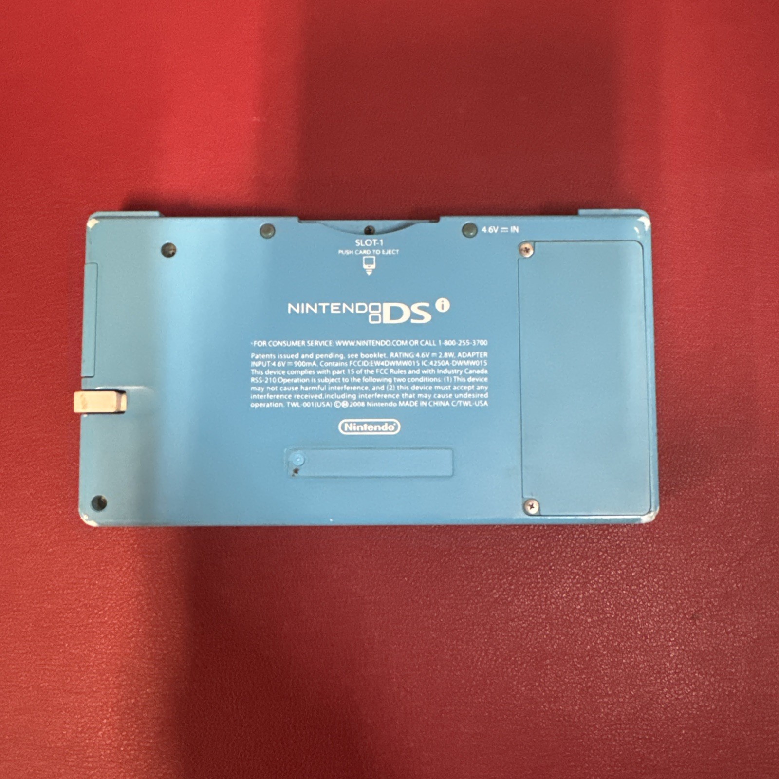 Nintendo DSi Light Blue TWL-001 Console Tested No Charger With Game