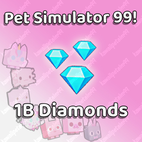 1 Billion Gems Diamonds Pet Simulator 99 | Roblox PS99 | Fast Delivery & Cheap