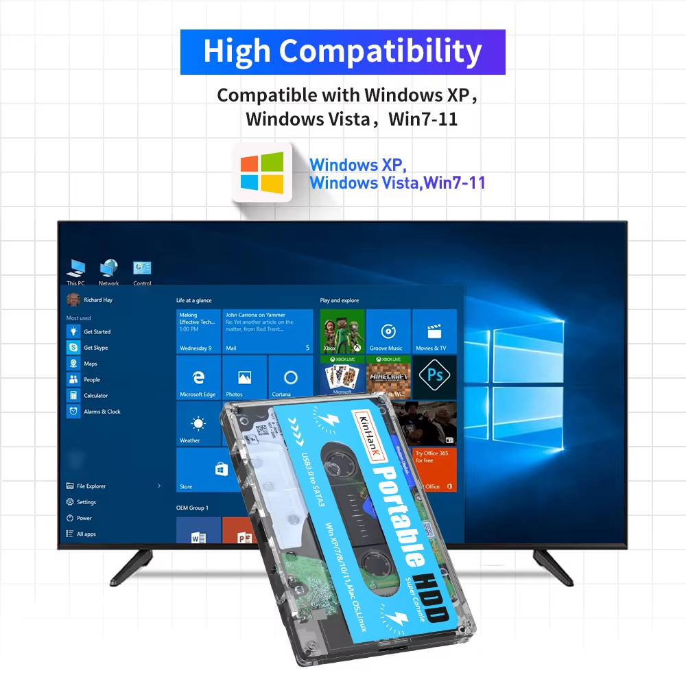 500G Super Console HDD: 100K Games & 70 Emulators – Ready to Play!