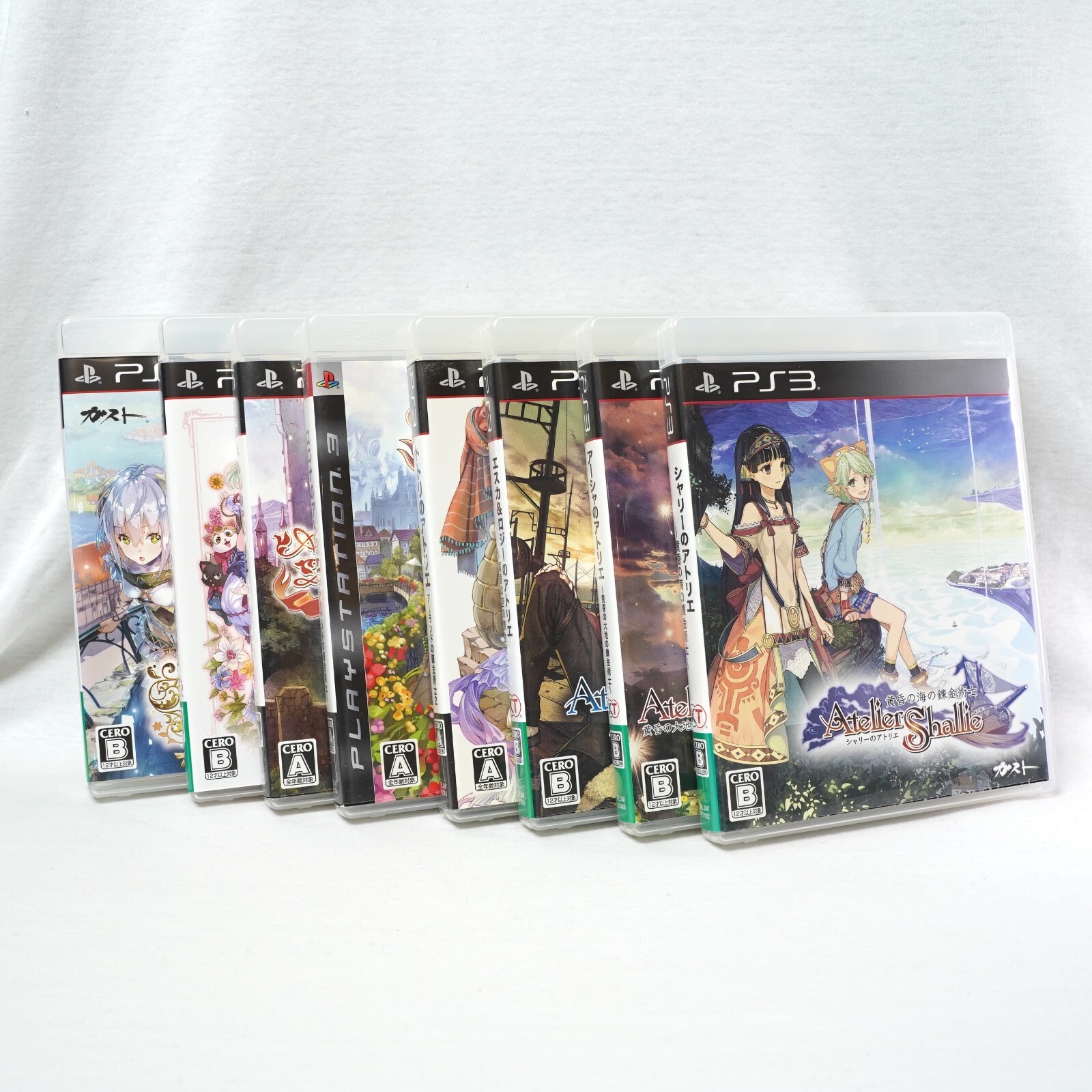 Lot 8 PS3 Atelier Sophie Shin Rorona Totori Meruru Ayesha Escha & Logy Shallie