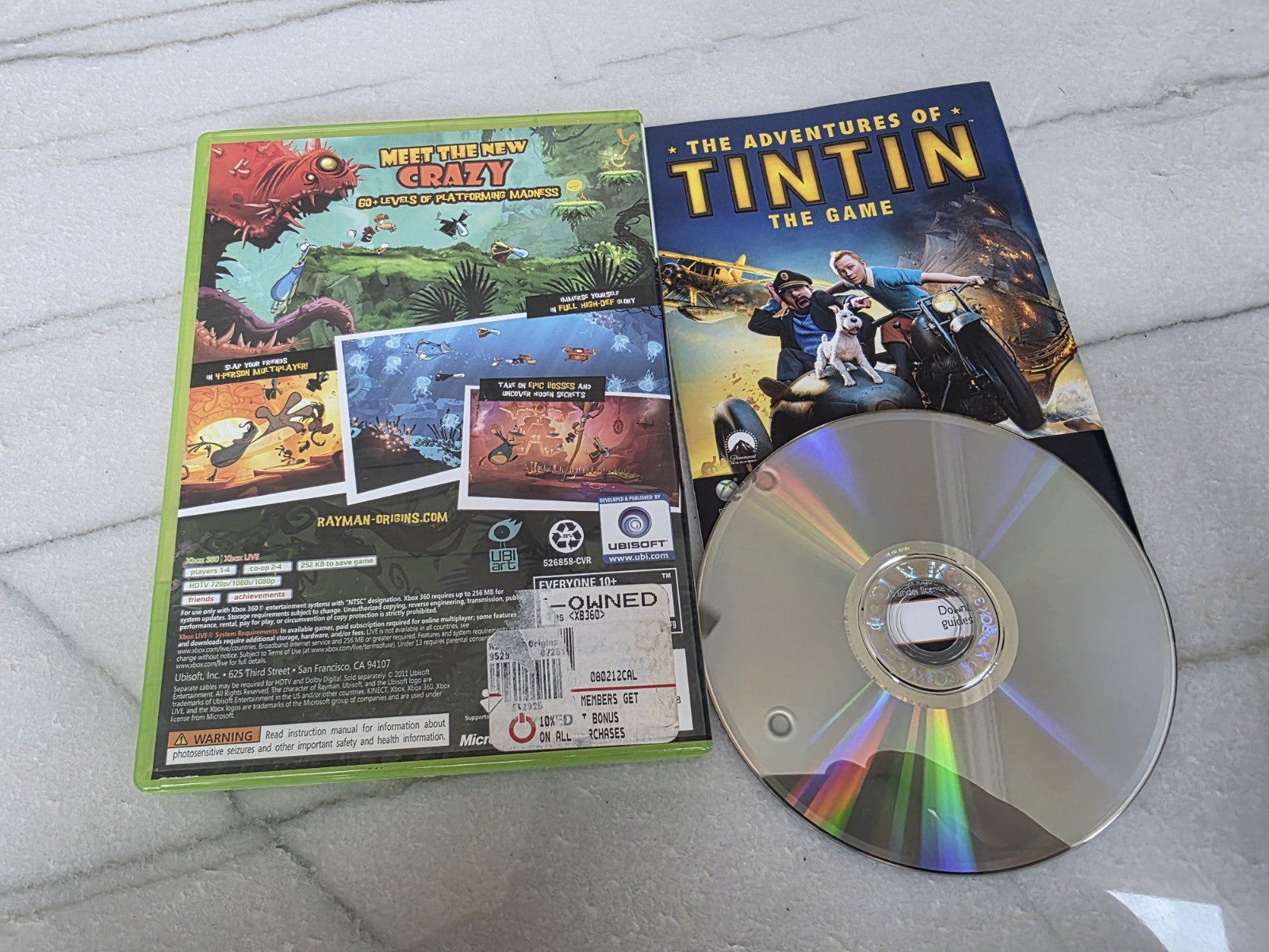Rayman Origins (Microsoft Xbox 360, 2011)