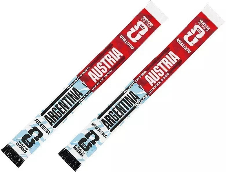 Argentina vs Austria FIFA 2026 T-Shirt & Scarf Bundle Messi World Cup Record