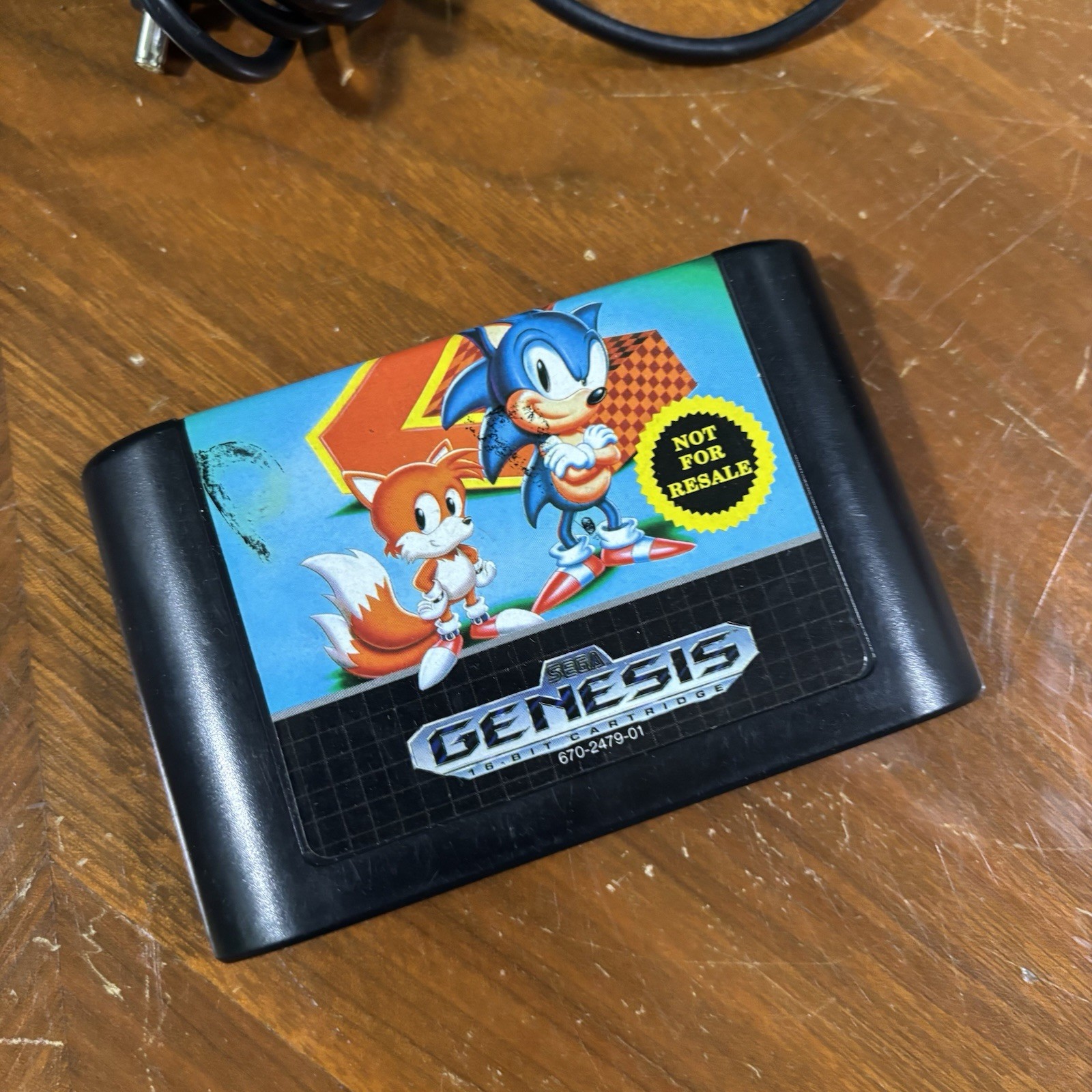 Sega Genesis Model 2 MK-1631 Console w Sonic 2, Madden 96 – Tested Works Great!
