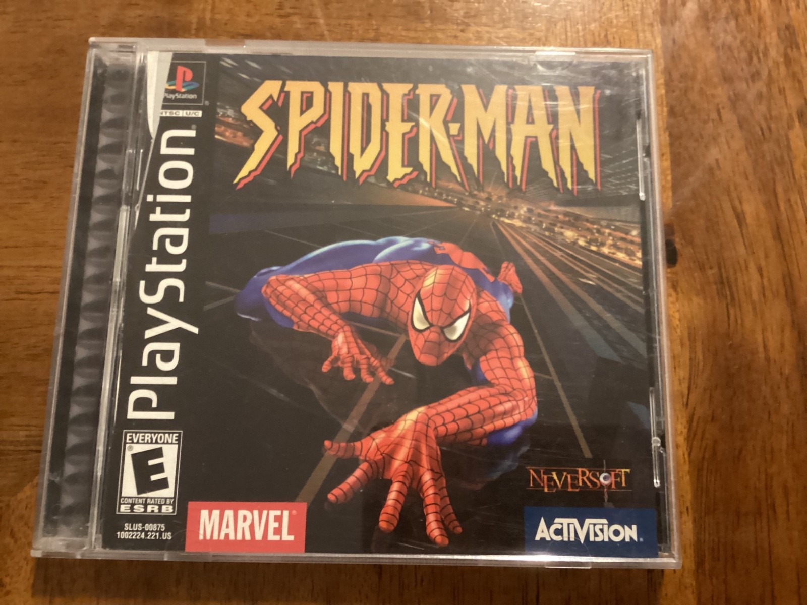Activision Spider-Man PS1 NTSC-U/C (US/CA) E-Everyone Manual Included