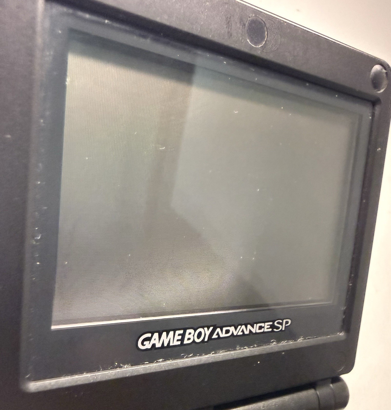Nintendo Gameboy Advance SP Handheld System Onyx Black AGS-001 Excellent Shape