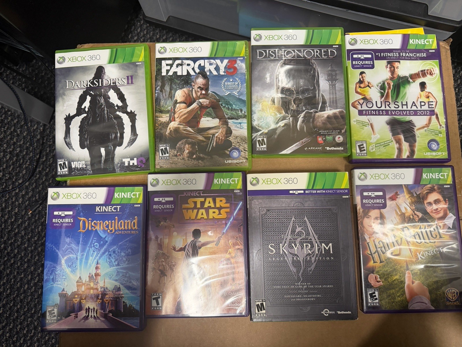 Microsoft Xbox 360 Assorted Video Games Lot of 24, Complete