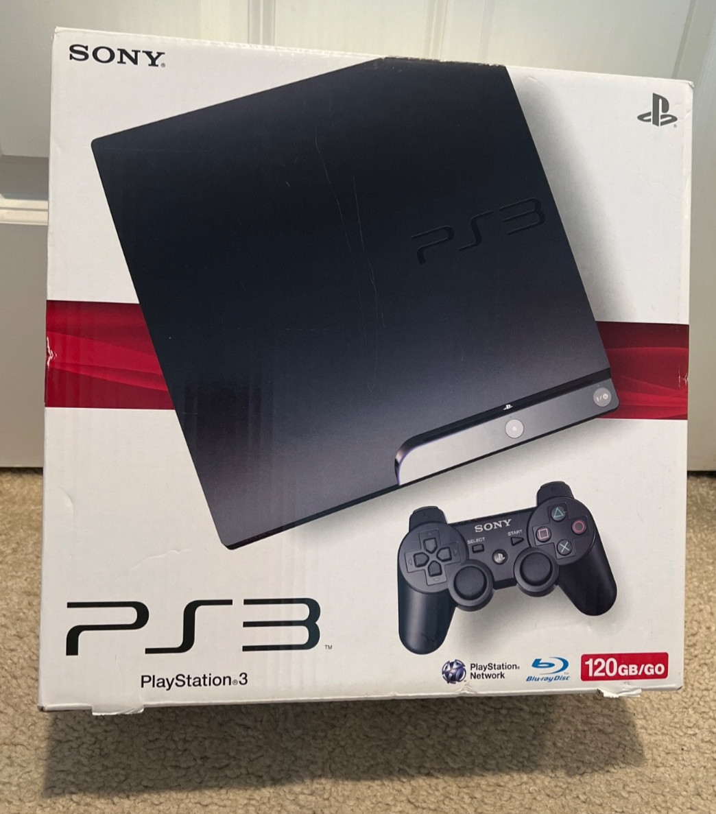 Original Sony PlayStation3 120GB Box, Internal Packaging, Manual booklets