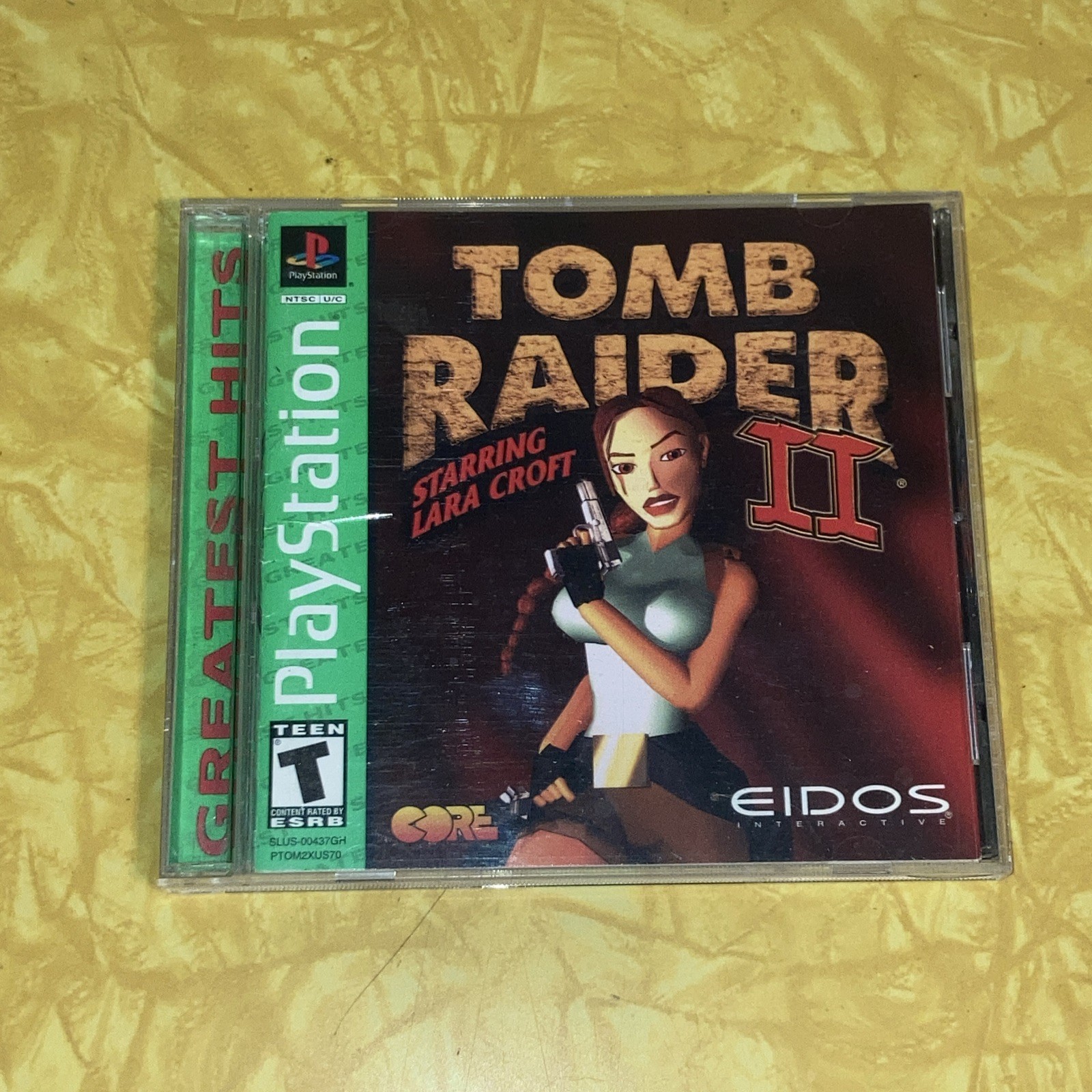 Tomb Raider II PS1 PlayStation 1 Complete W/ Manual CIB Tested