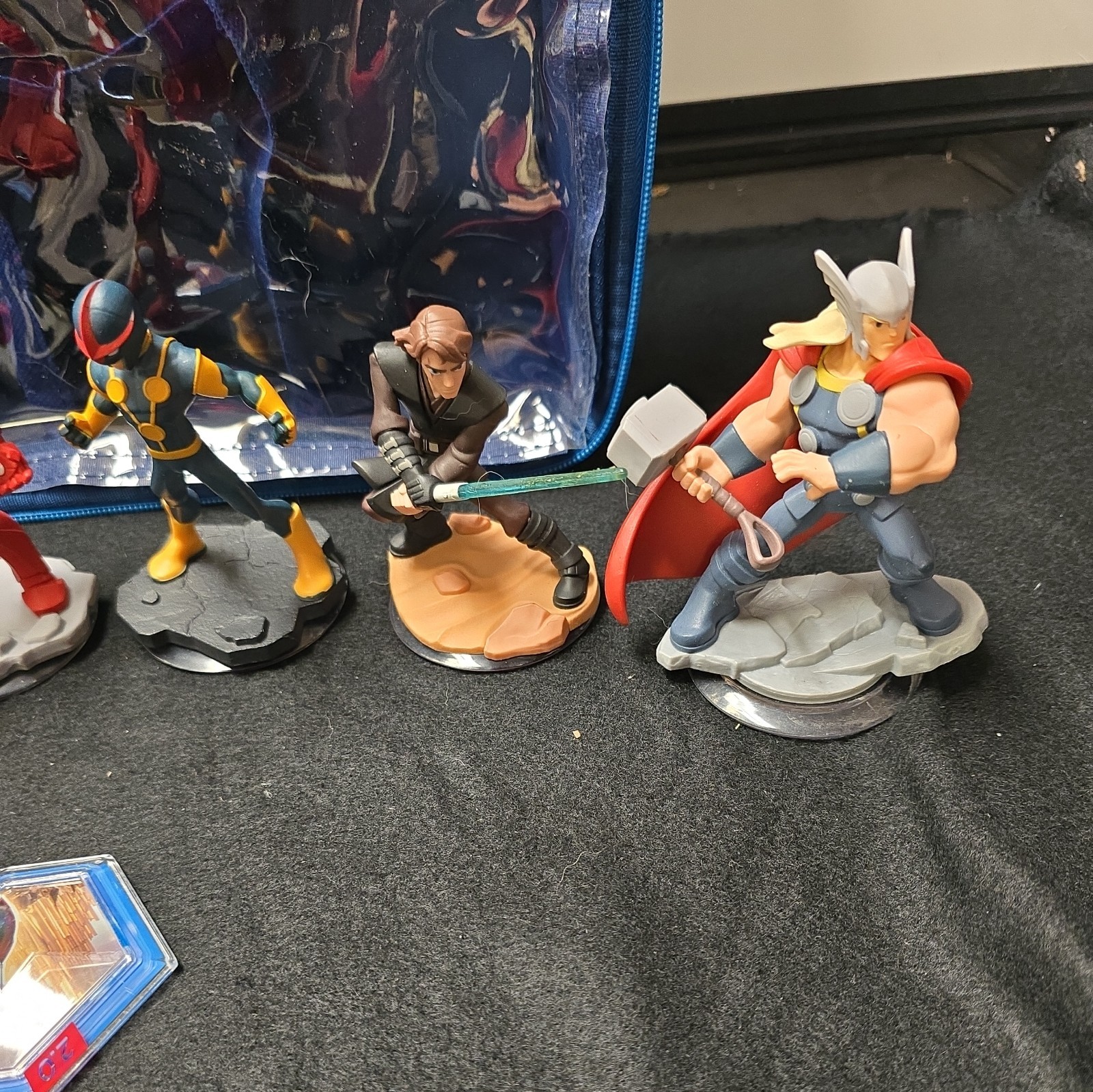 Lot Of 10 Disney Infinity 2.0 Edition Figures Marvel Super Heroes, Case/Portal