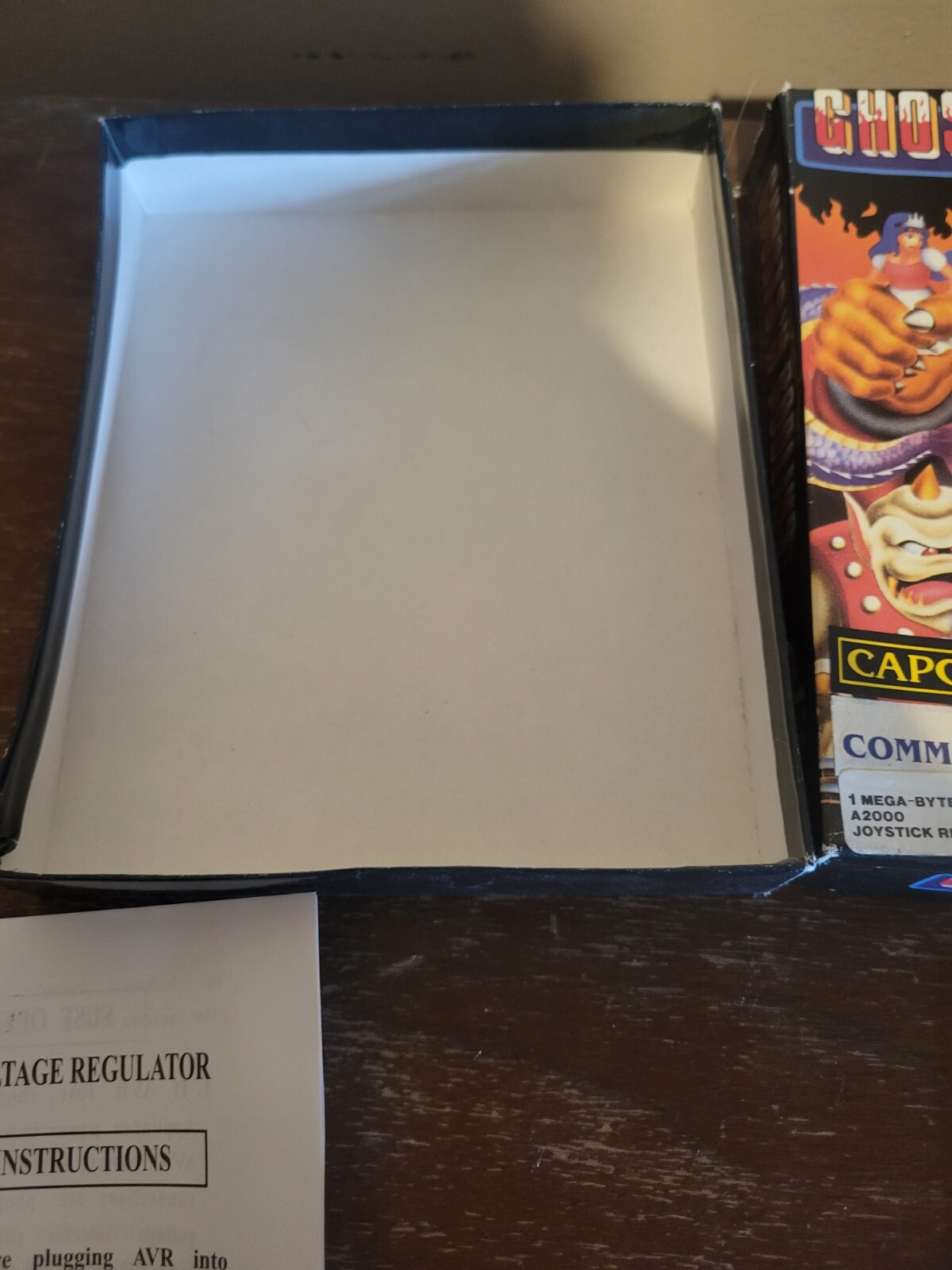 Vintage Ghosts ‘N Goblins Commodore Amiga Elite Big Box CIB Rare Capcom 1990