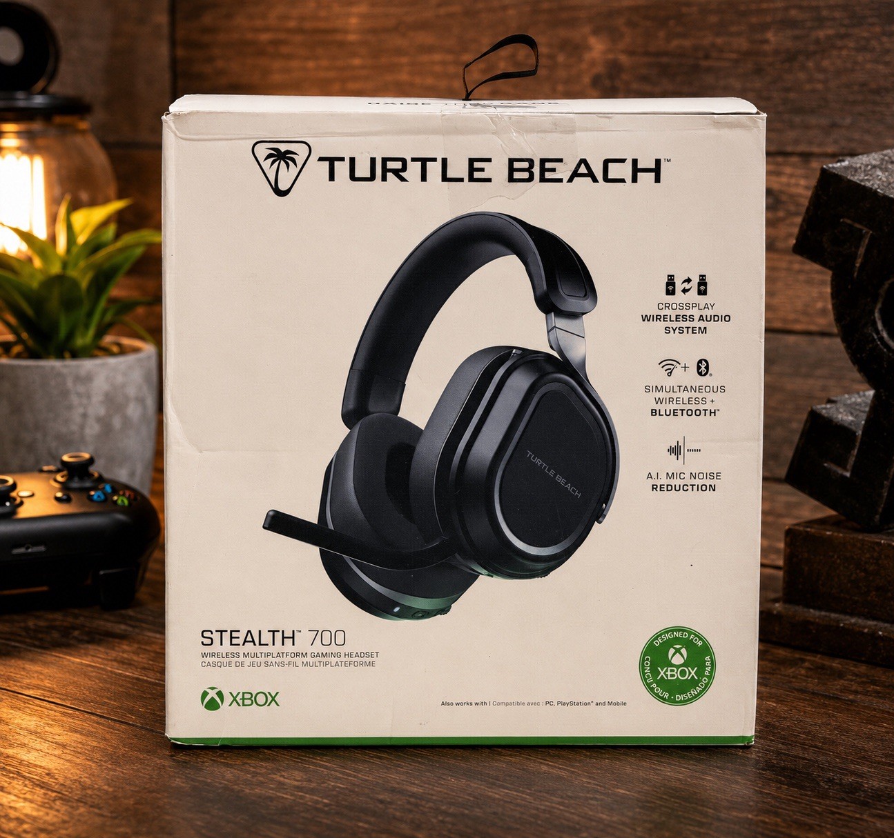 Turtle Beach Stealth 700 Gen 3 Wireless Gaming Headset Xbox Bluetooth 80Hr Black
