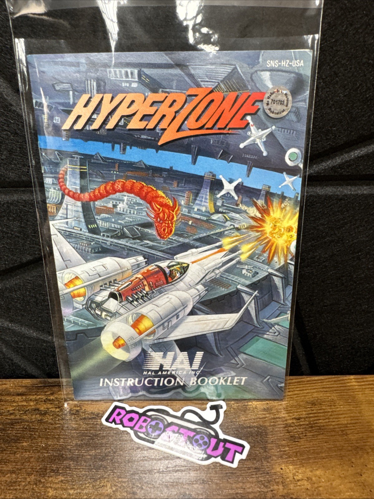 Hyperzone (Super Nintendo SNES) Manual instruction booklet only⭐