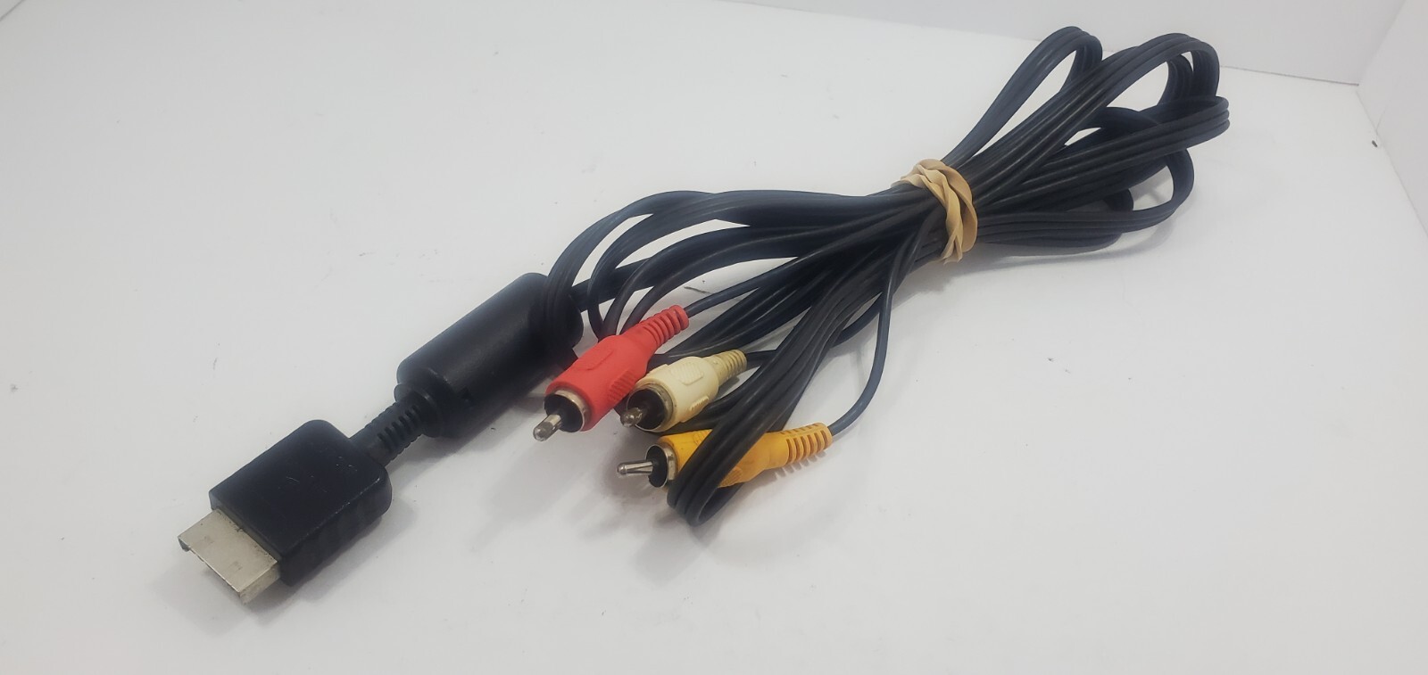 Official Sony Playstation AV Cables With/Without Unbranded PowerCord PS1 PS2 PS3