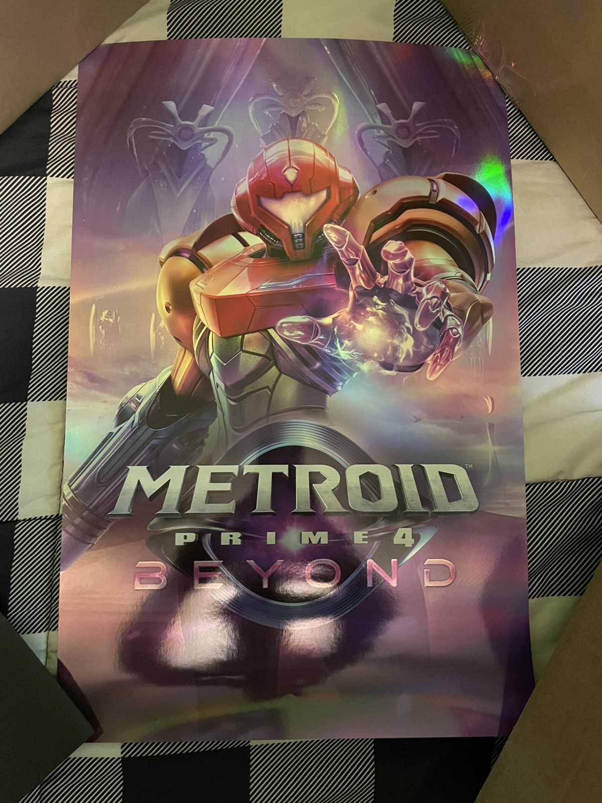 Metroid Prime 4: Beyond Holographic Poster Set (My Nintendo Reward Exclusive)