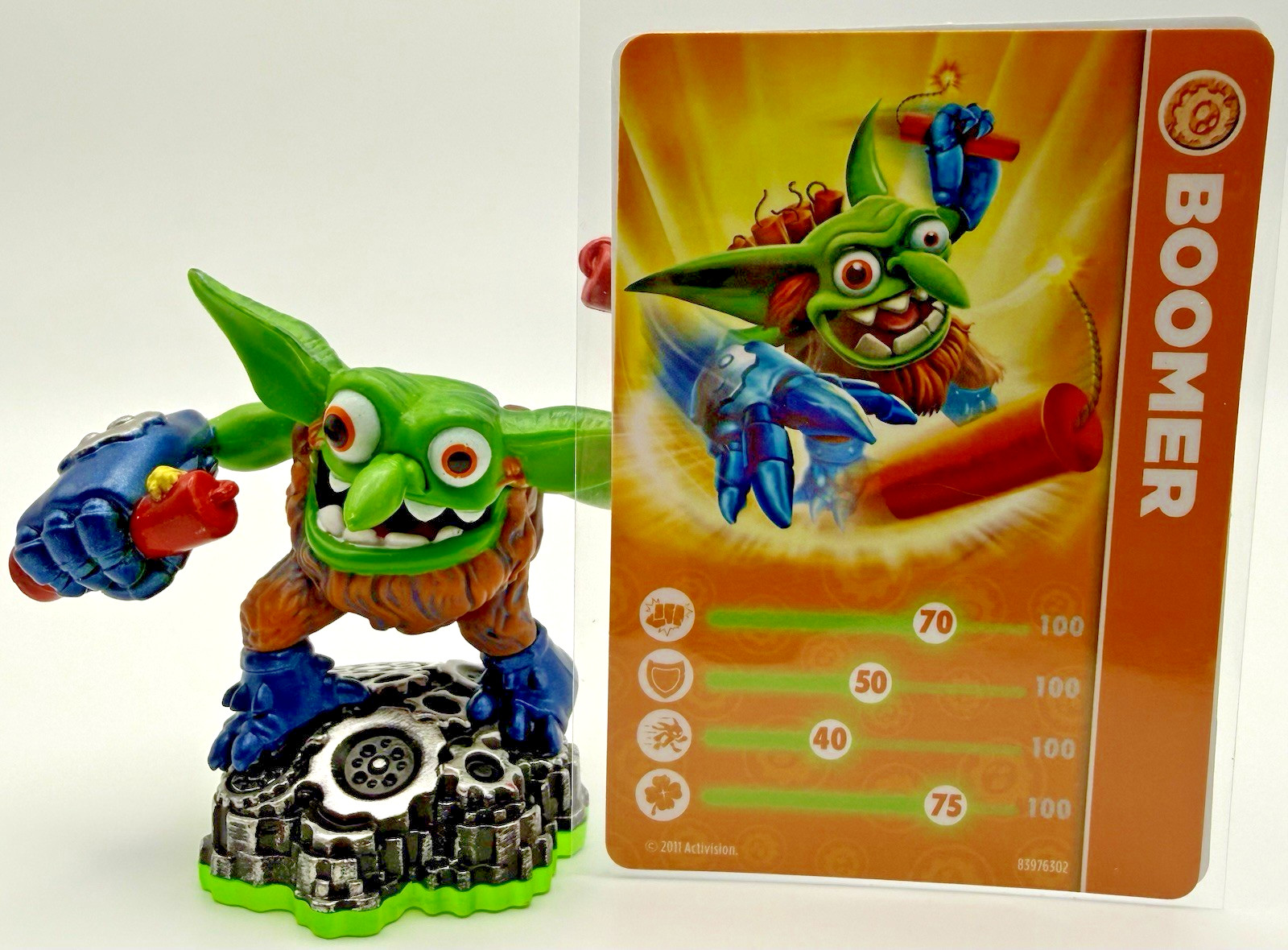 Skylanders Spyro’s Adventure BOOMER🧨 2011 Card Sticker Code Series 1 Complete