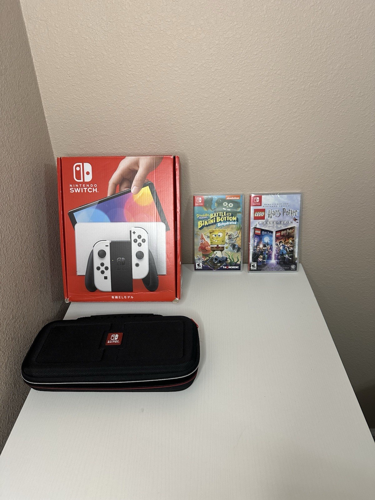 Nintendo Switch OLED White Console Bundle Game-Ready Brand New Never Opened