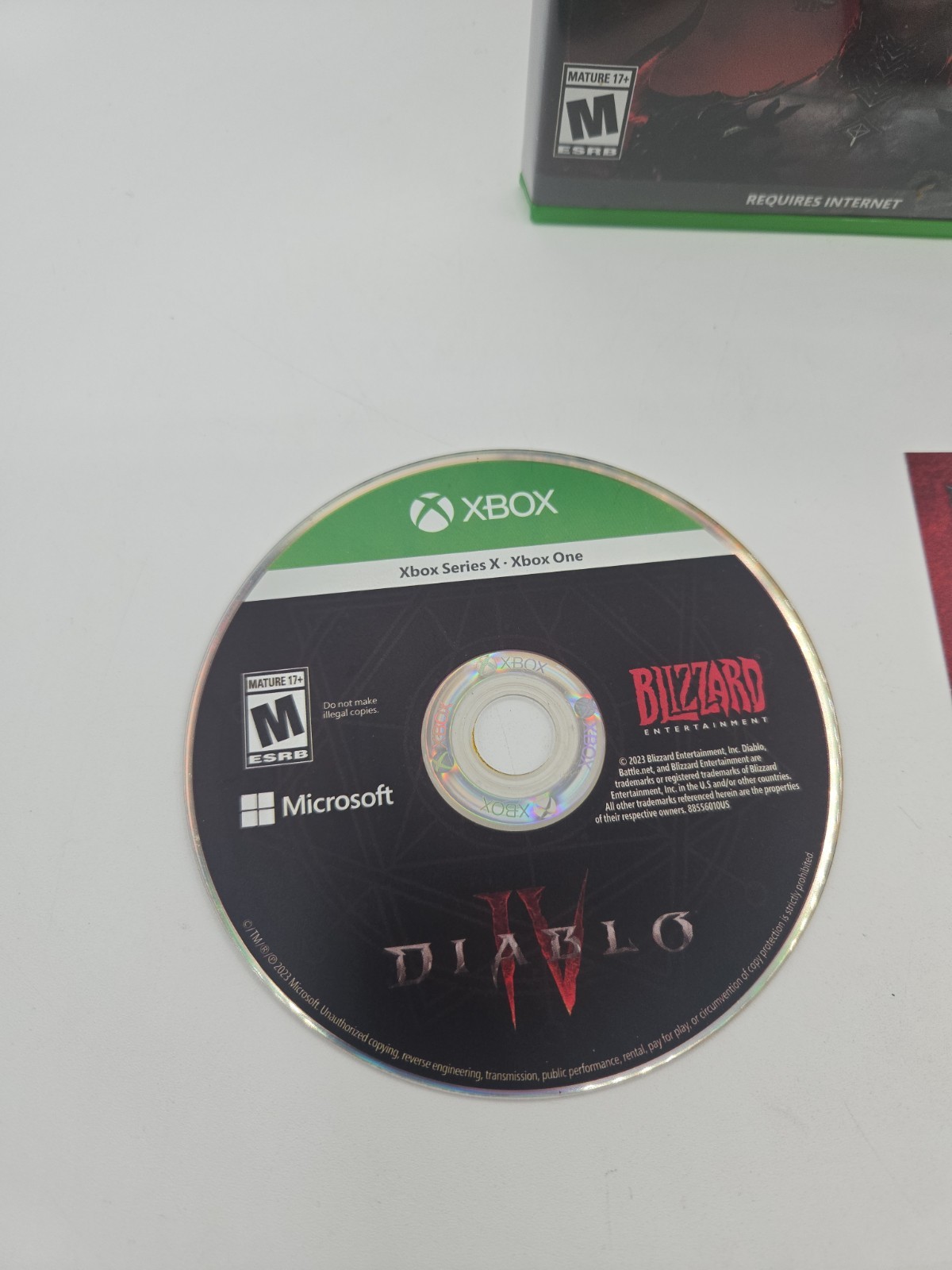 Diablo IV (Microsoft Xbox Series X, 2023) Resurfaced Clean See Tested Working
