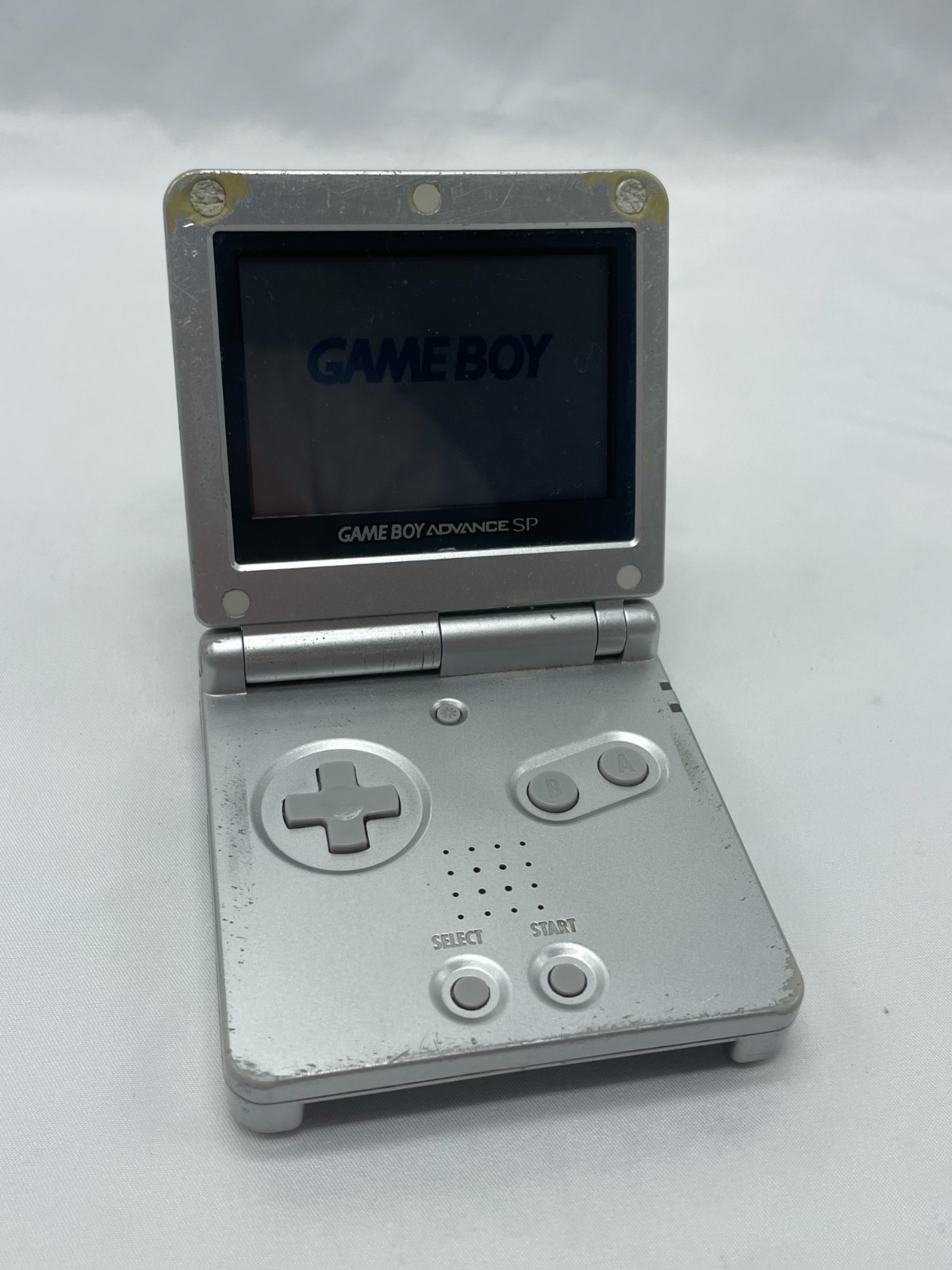 Nintendo Game Boy Advance SP Handheld System Silver AGS-001 Tested – W/ Charger