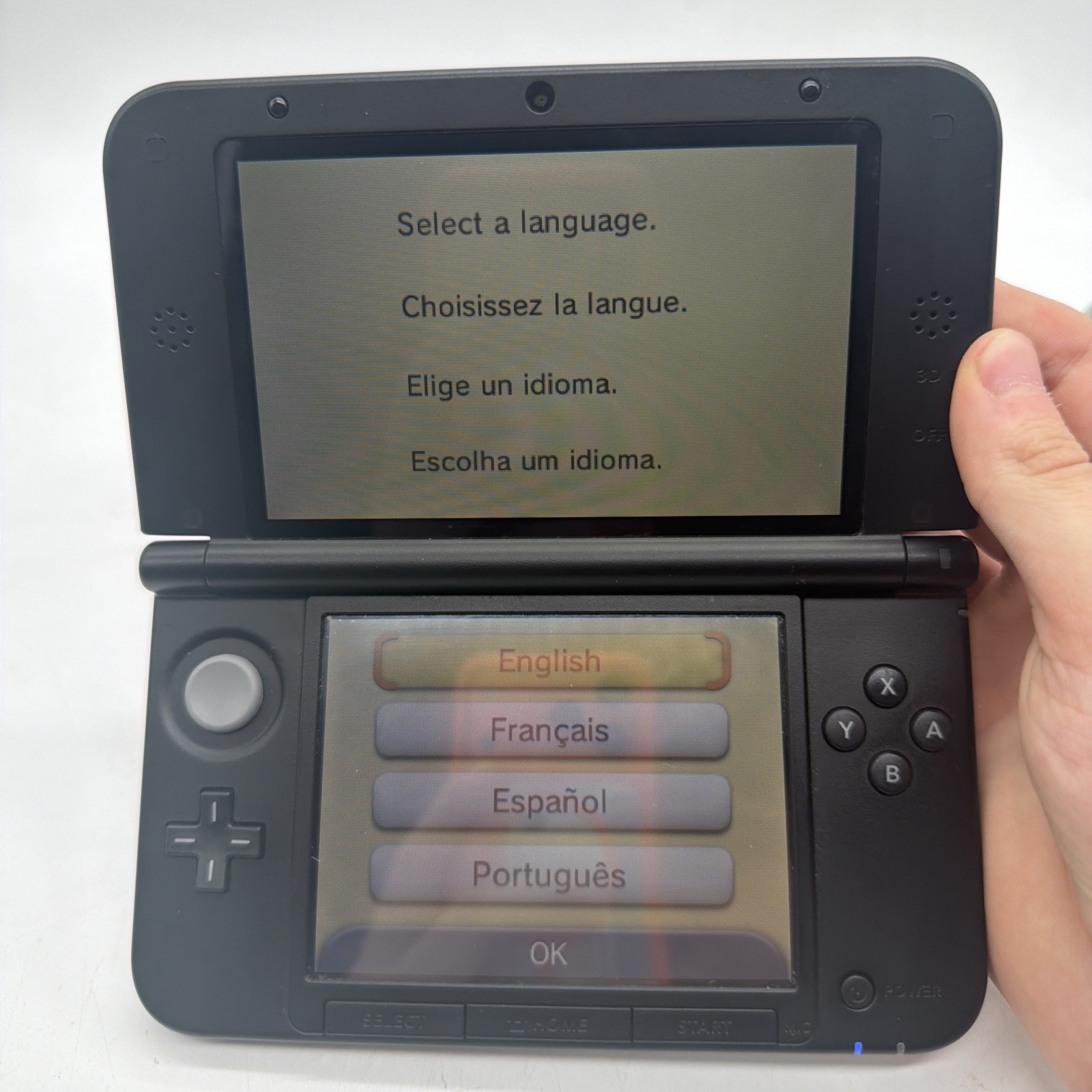 Nintendo 3DS XL Mario & Luigi Dream Team 4GB Handheld System – Silver w/ Charger