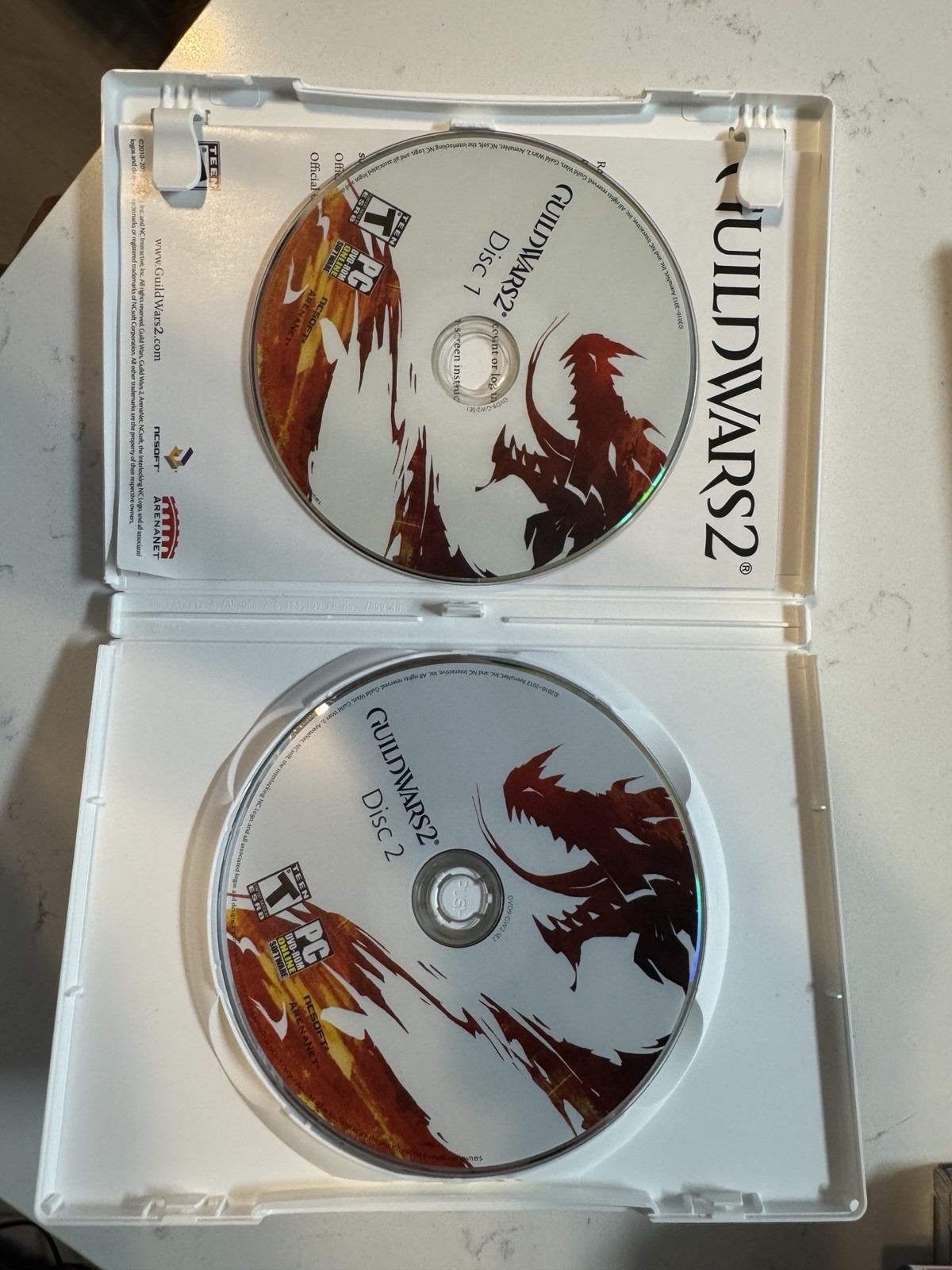 Guild Wars 2 PC DVD-ROM CIB Complete in Box Untested Product Key Unknown