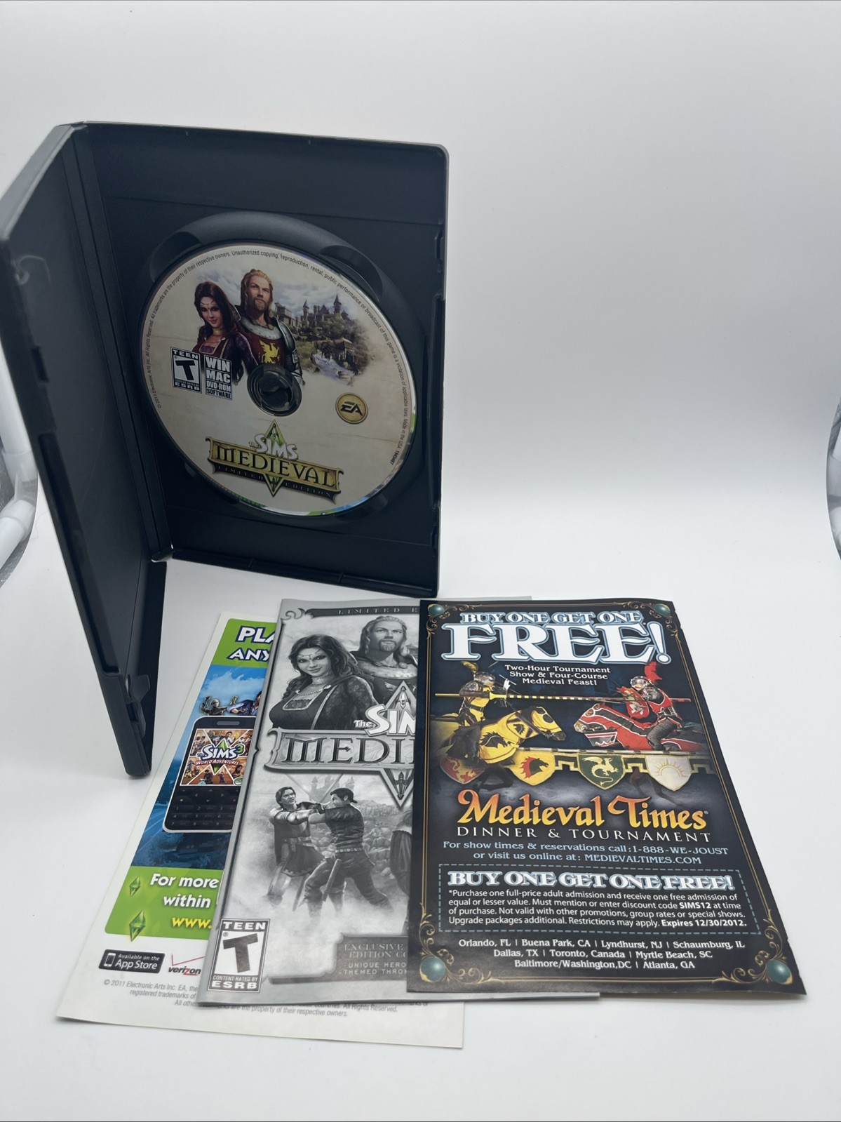 The Sims Medieval PC Game Windows Mac 2011 Complete
