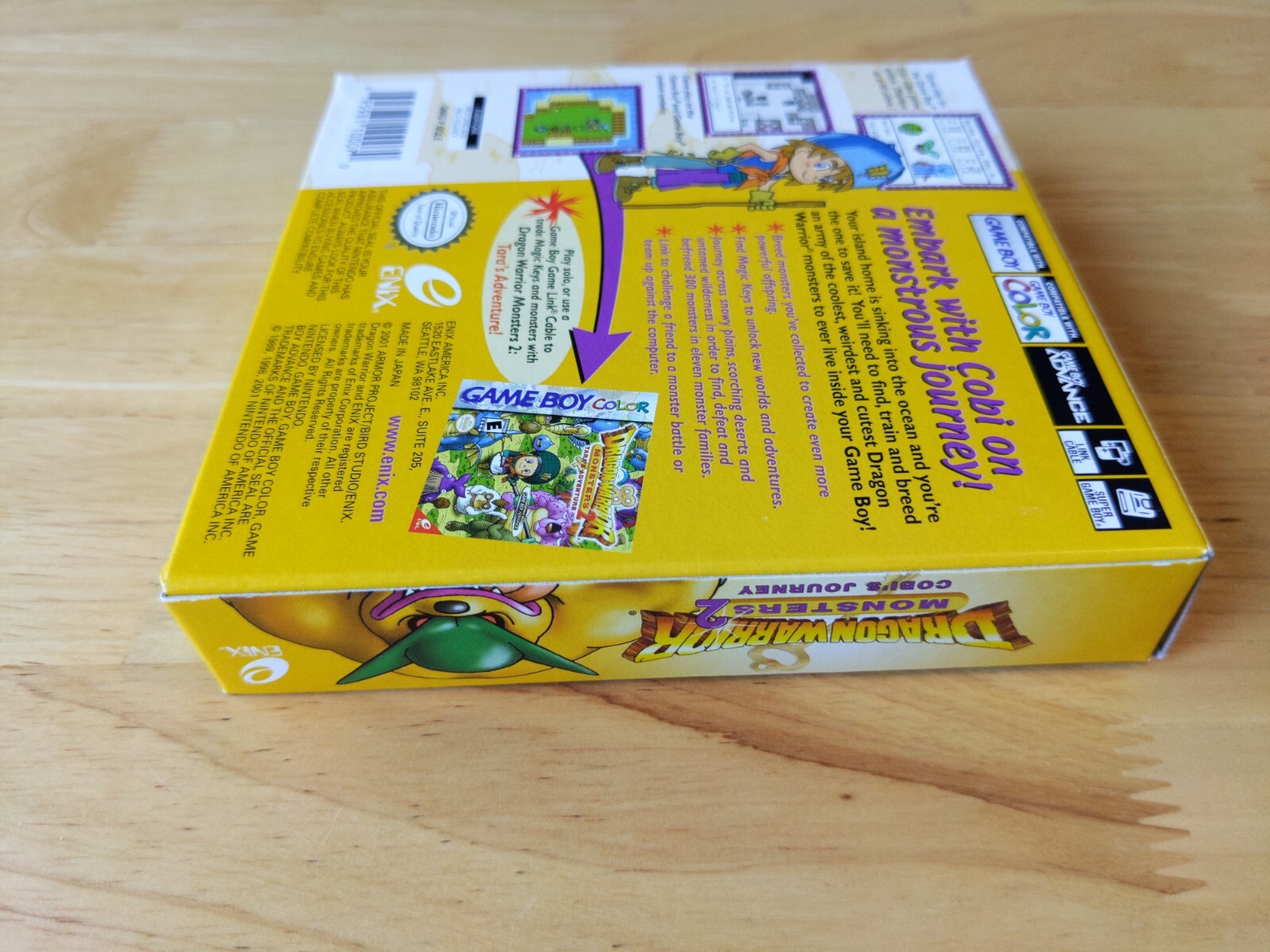 Dragon Warrior Monsters 2 Cobi’s Journey – Game Boy Color – Game and Box only