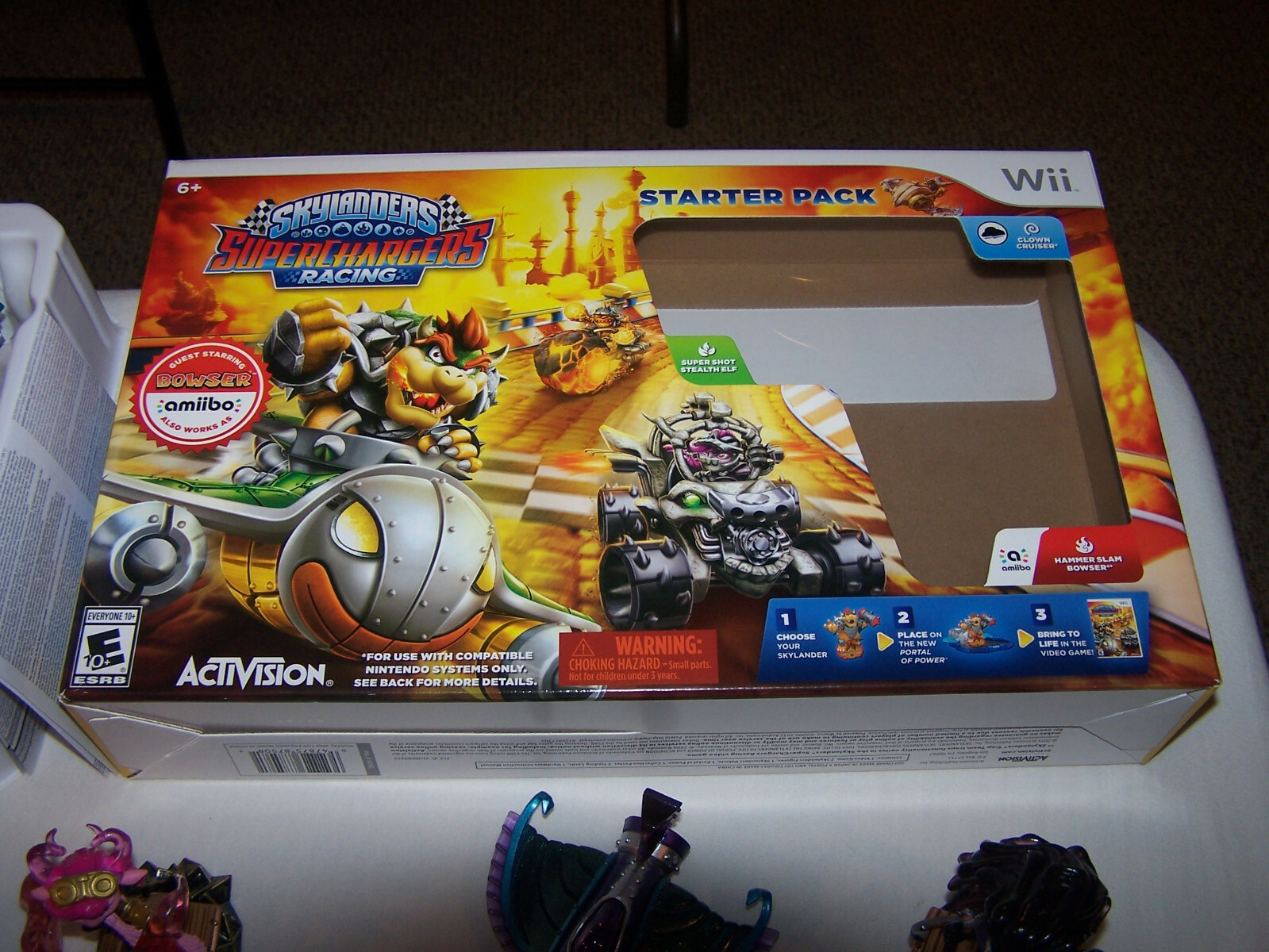 Skylanders Superchargers Racing Wii Lot Set 20 Poster Cards Stickers Exclusives