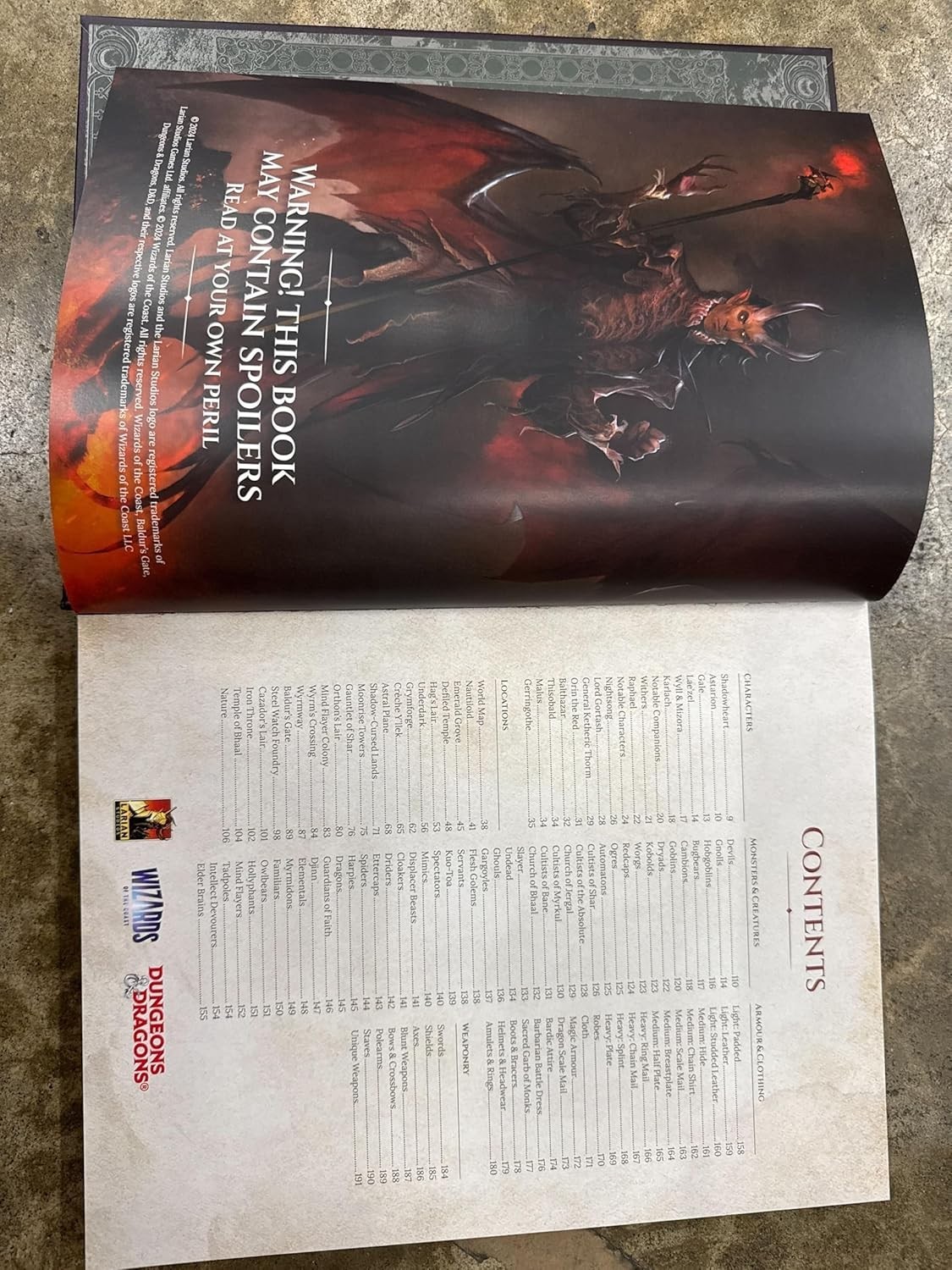 Baldur’s Gate 3 Artbook, Collector’s Edition Art Book Hardcover Official