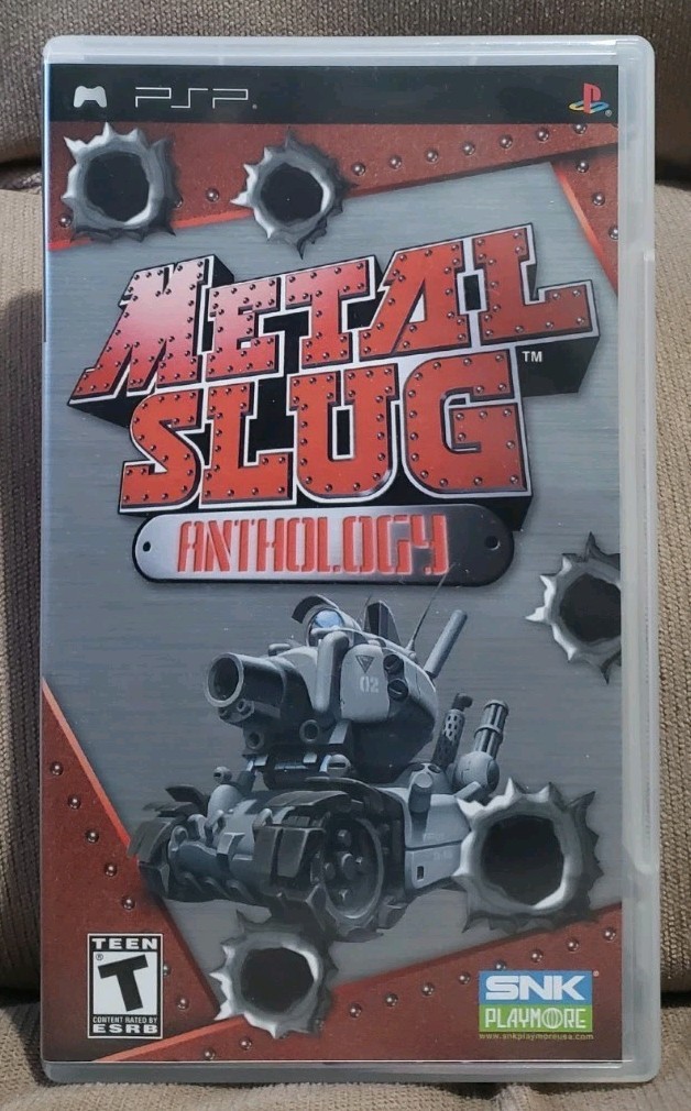 Metal Slug Anthology (Sony PSP, 2007) Authentic Case, Artwork & Manual ONLY