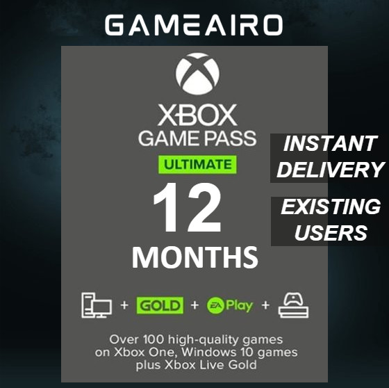 12 Months Xbox Game Pass Ultimate and Live Gold Membership FAST DELIVERY