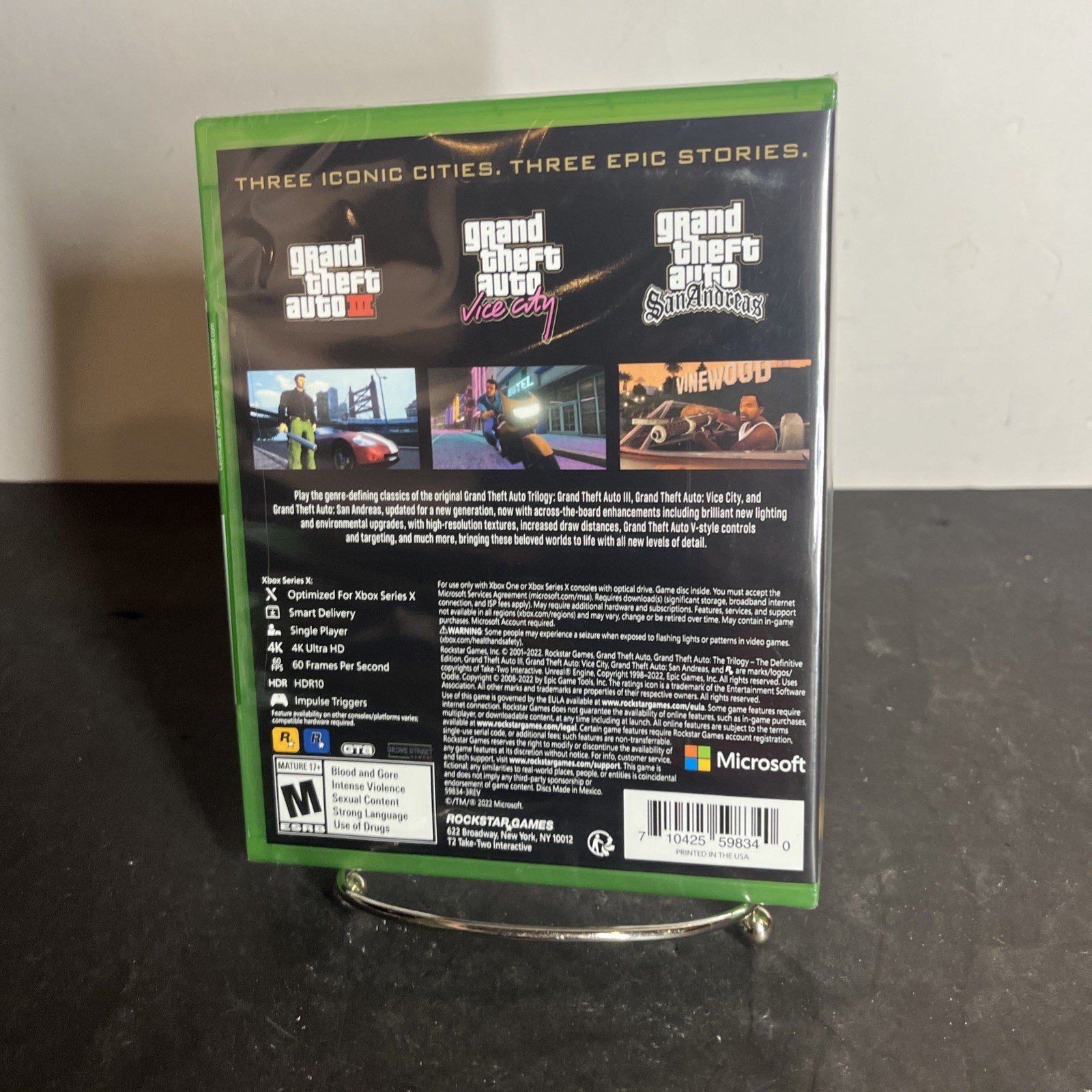 NEW Grand Theft Auto The Trilogy The Definitive Edition Xbox Series/Xbox One GTA