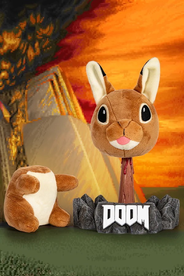 DOOM Daisy Plush with Base and Pike Brand New in Sealed Box Bethesda Sold Out