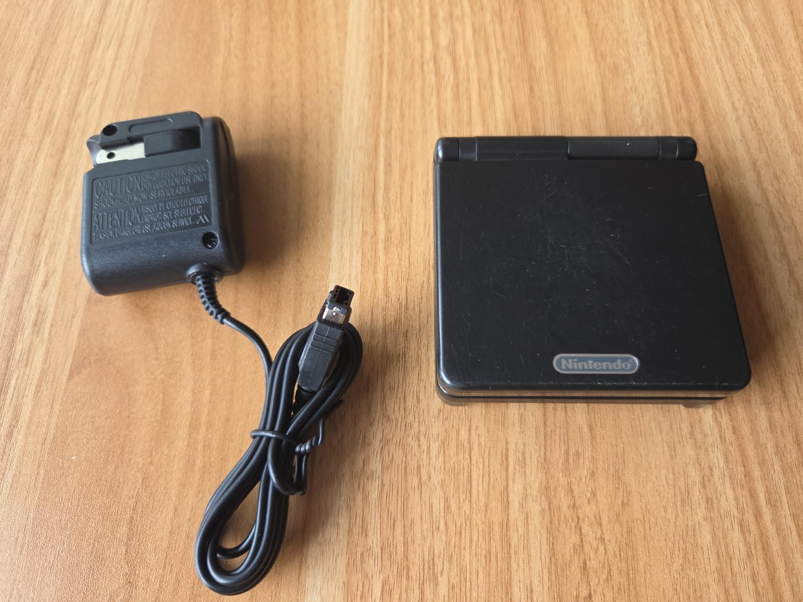 Nintendo Gameboy Advance SP Handheld System Console Onyx Black (AGS-001) Tested