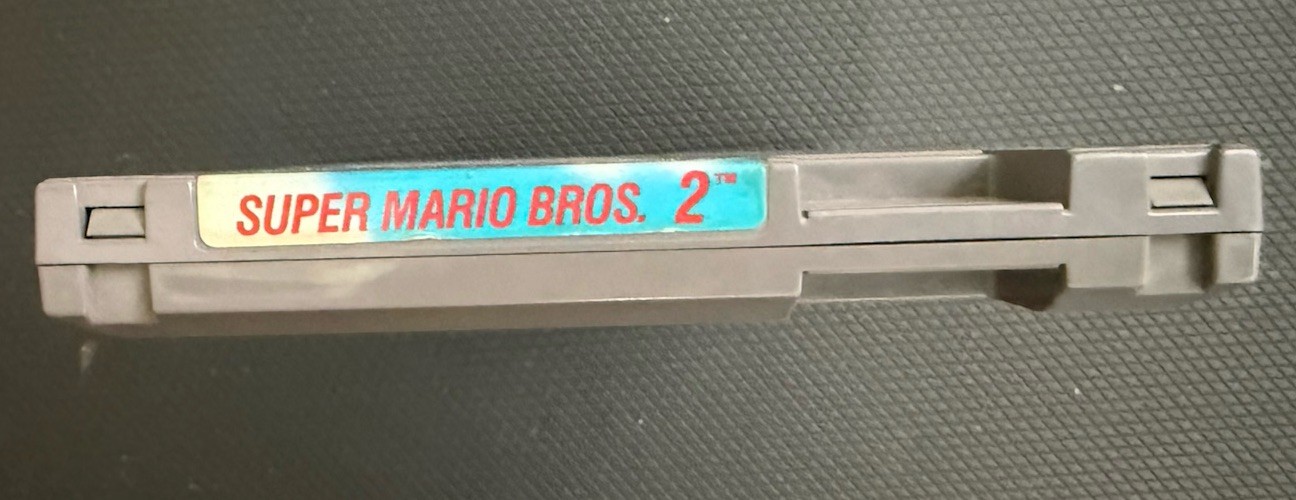 Super Mario Bros. 2 (Nintendo NES) 1988 Game Cartridge. Tested. Authentic