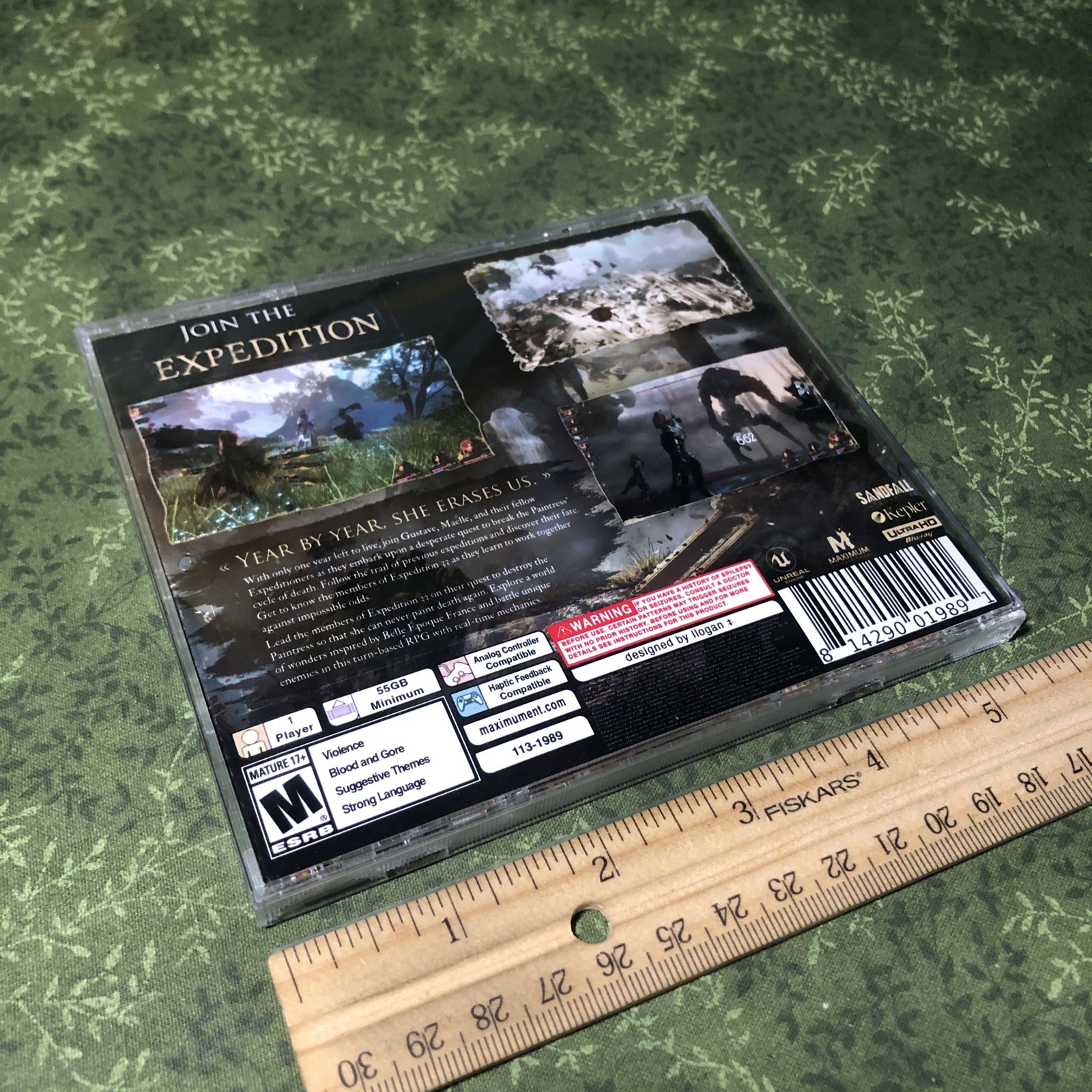 Clair Obscur: Expedition 33 PS5 – with Custom PS1 Case WORKS