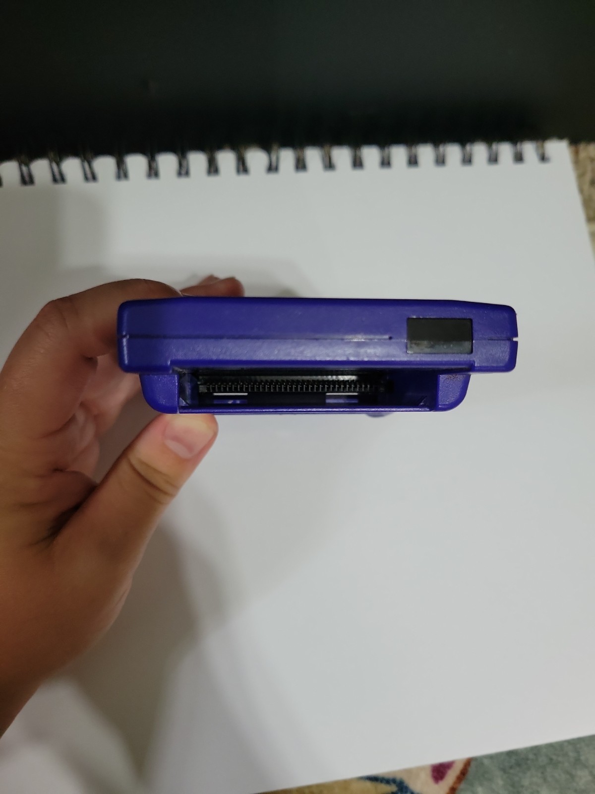 Nintendo Game Boy Color Grape Console (Working, Missing Battery Cover)