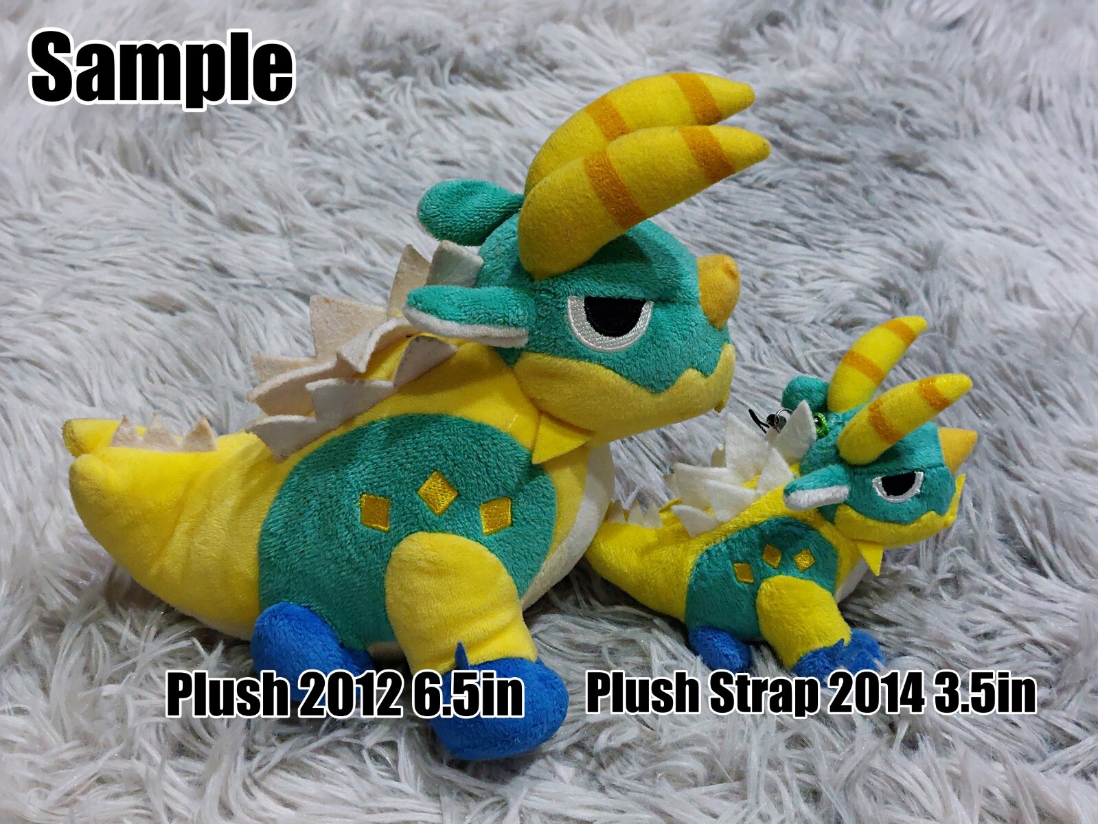 Monster Hunter Nuigurumi Zinogre Jinouga Plush Doll CAPCOM 2012 Japan 6.5in