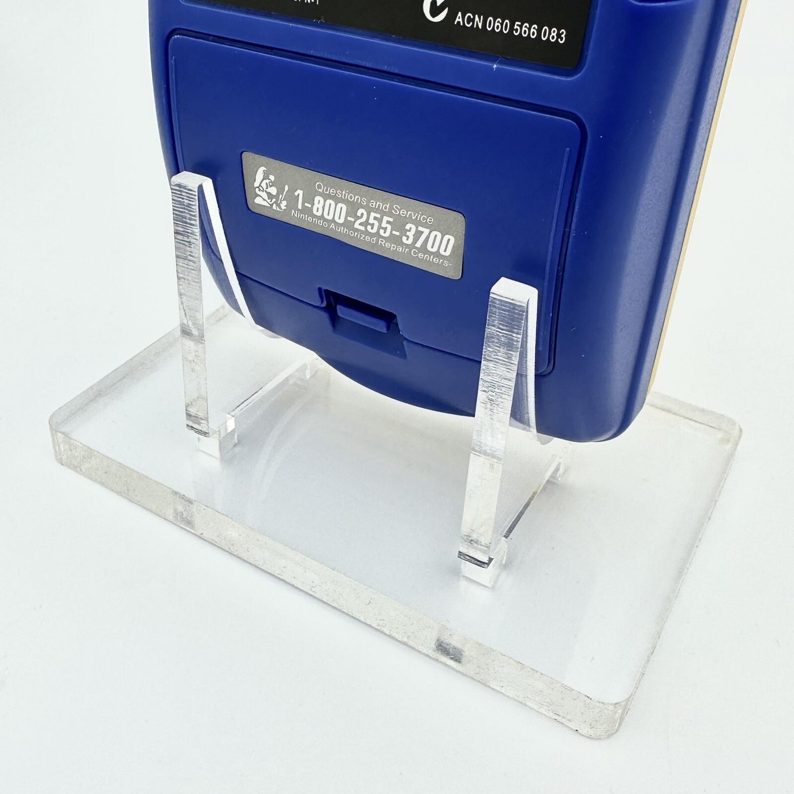 Nintendo Game Boy Color Custom Clear Acrylic Display Stand W/Heavy Base GBC