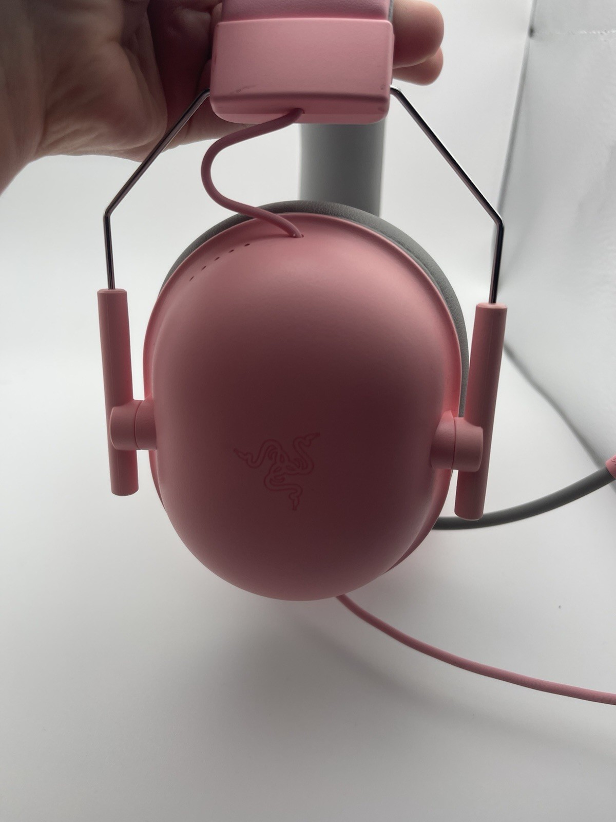 Razer – BlackShark V2 X Wired Gaming Headset – Quartz Pink Good Condition Works