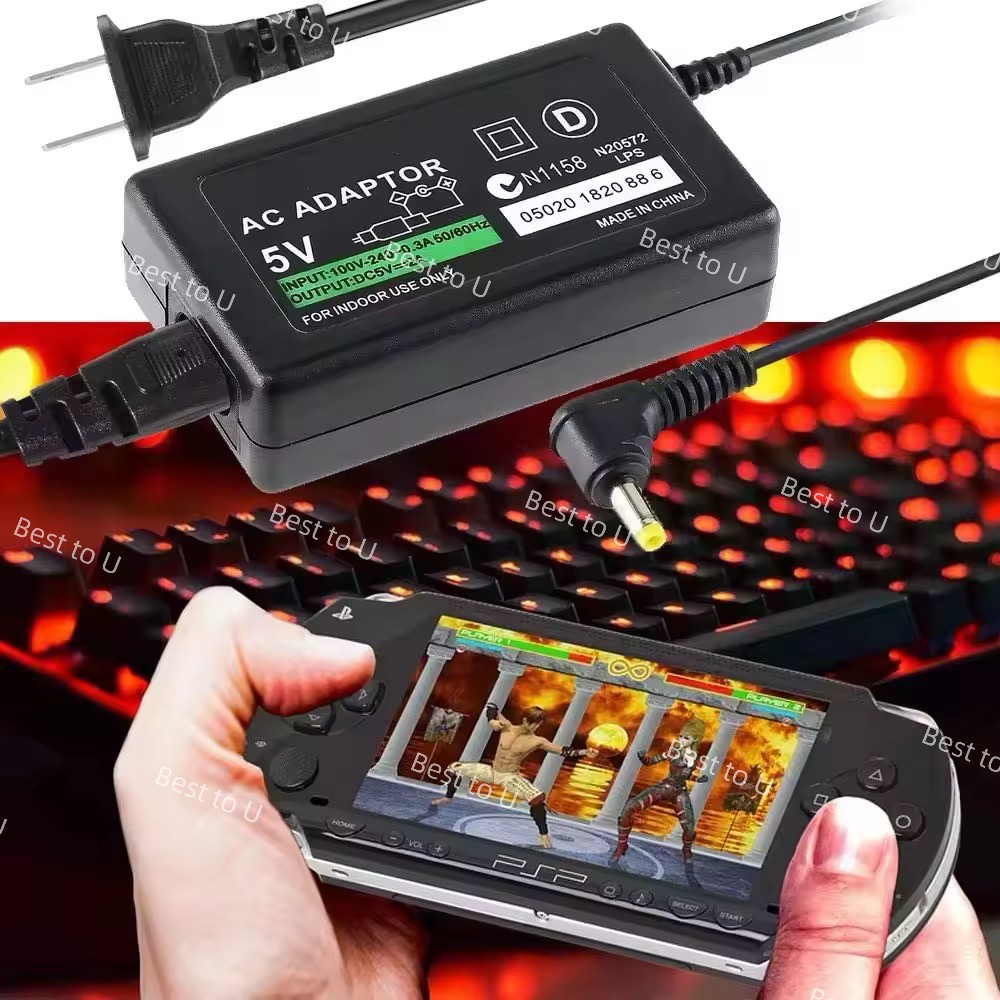 AC Adapter Home Wall Charger Power Supply For SONY PSP 1000 2000 3000 Slim Lite